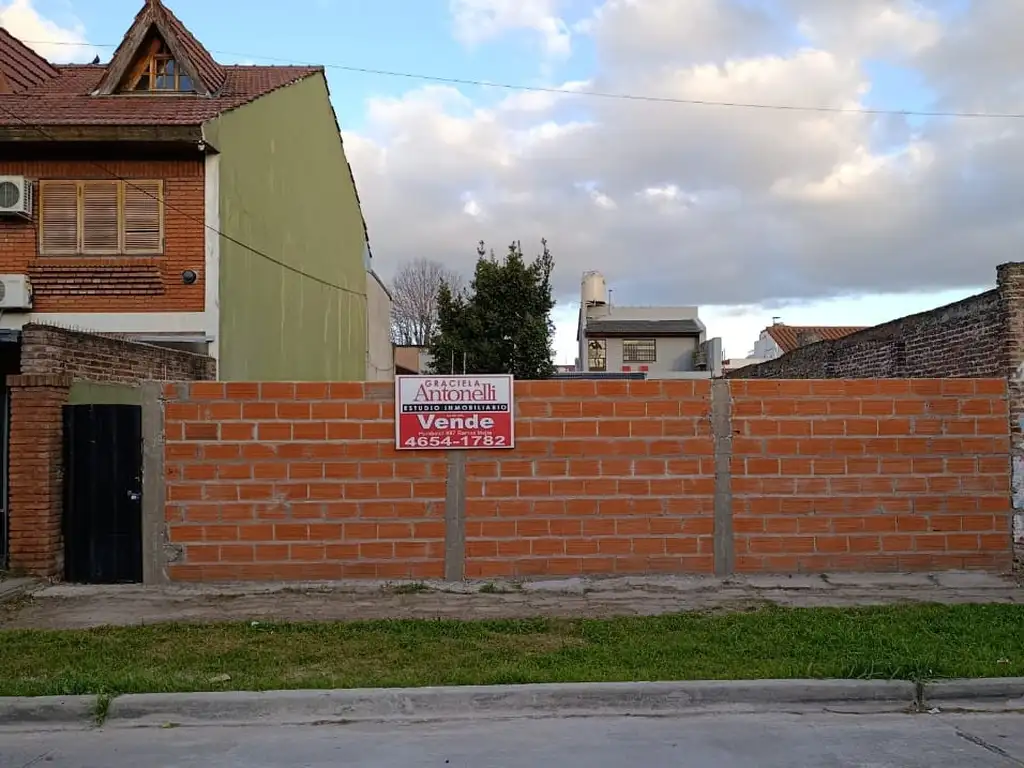 Lote 10x25 mts en Ramos Mejía Sur