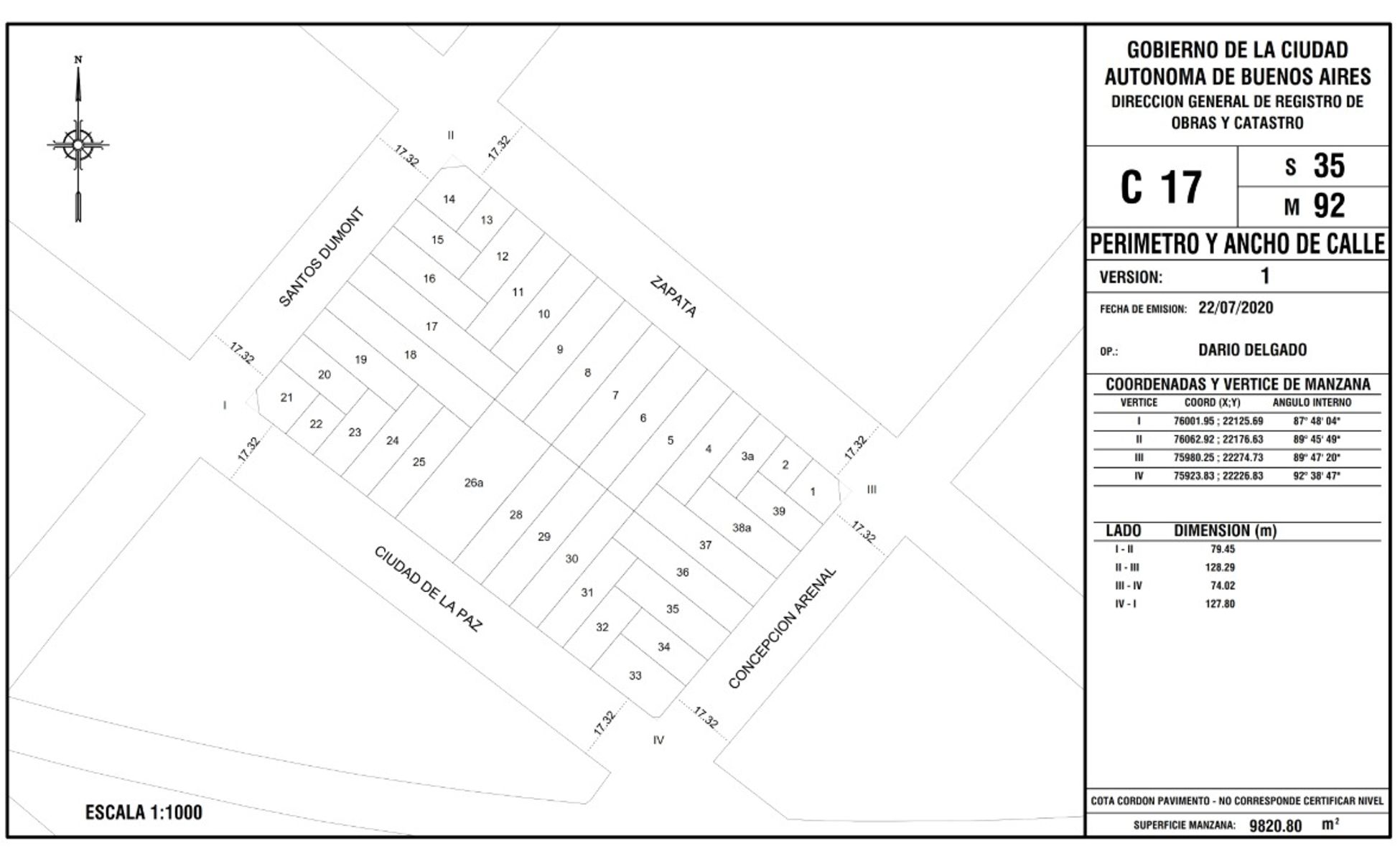 Excelente Terreno en Palermo - 1550 m² Vendibles - 3