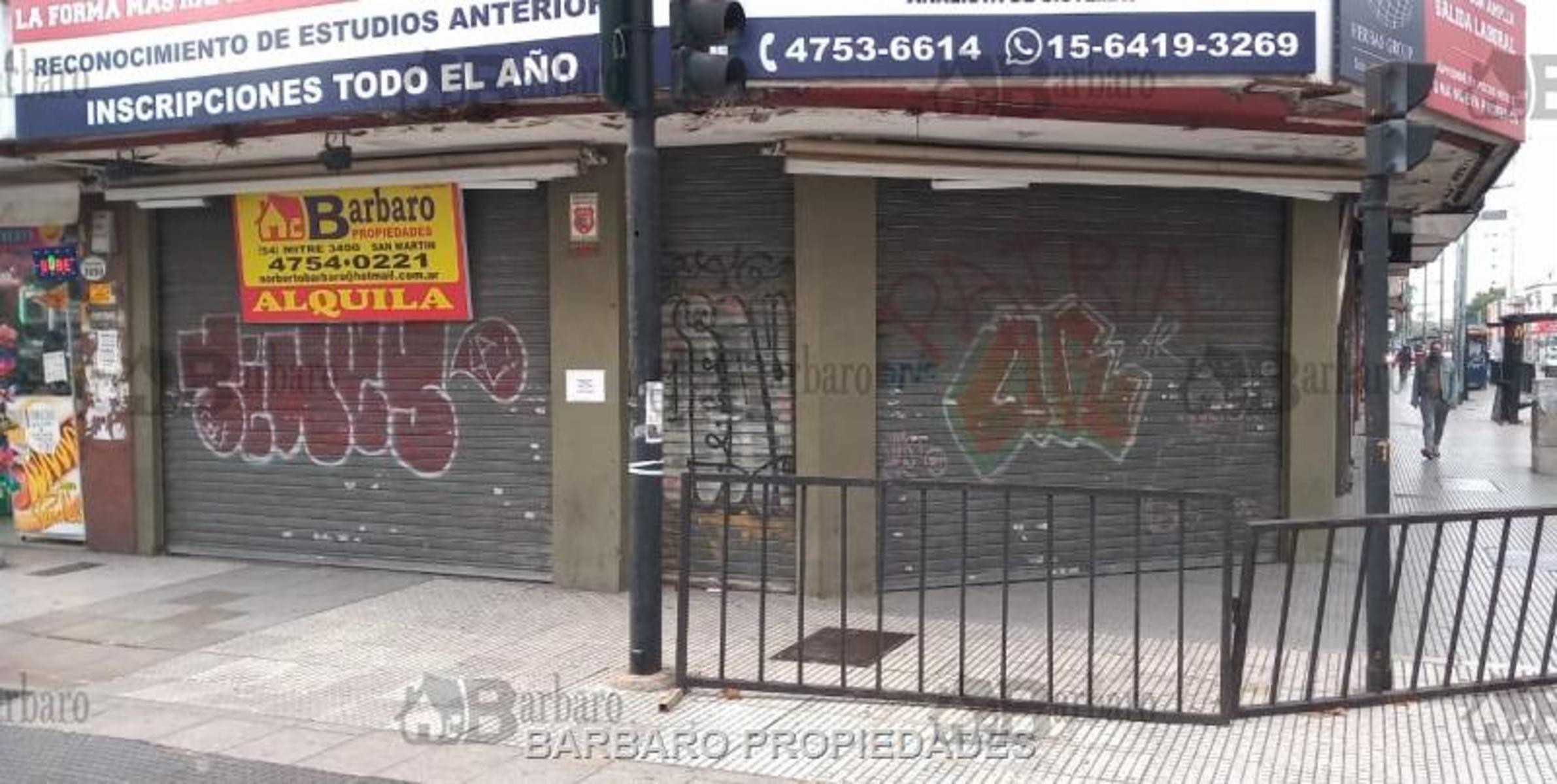 BARBARO ALQUILA LOCAL EN INMEJORABLE UBICACIÓN EN SAN MARTIN CENTRO — foto 2