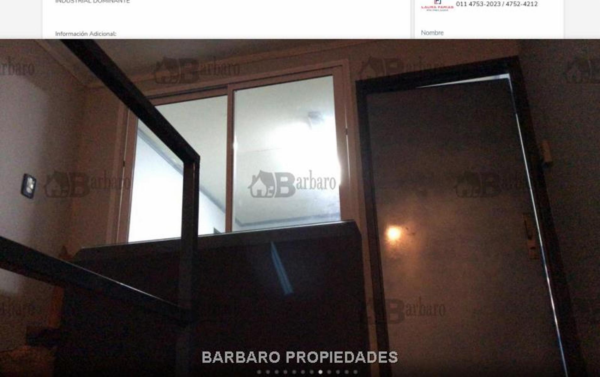 BARBARO ALQUILA GALPON 840m - 3