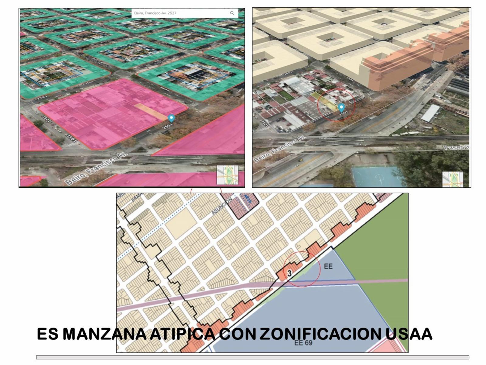 VENTA 2 LOTES EN BLOCK - 7 PISOS + 2 RETIROS - 8