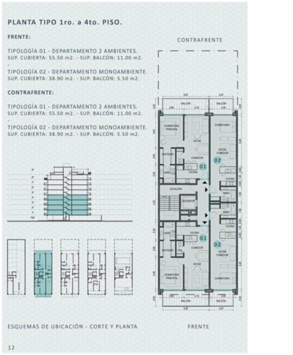 Venta Nuevo Emprendimiento 2 Amb. 55m2 - Saavedra — foto 8