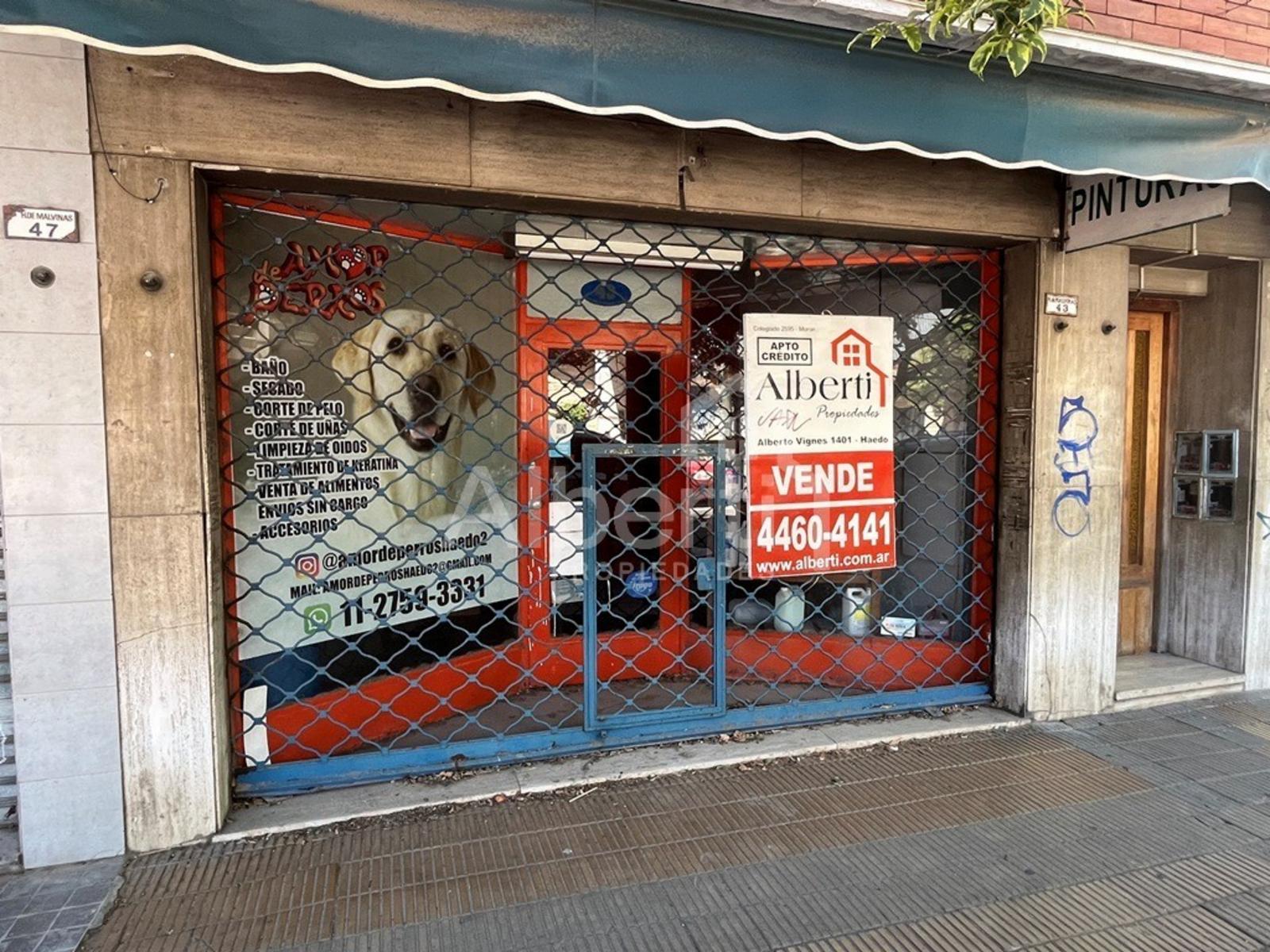 Local comercial a media cuadra de la Estación de Haedo.