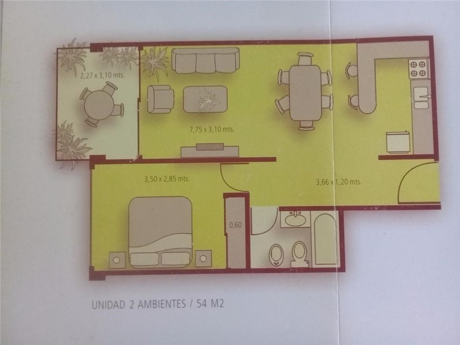 Alquiler Amplio depto de 2 amb con Balcon aterrazado - 16