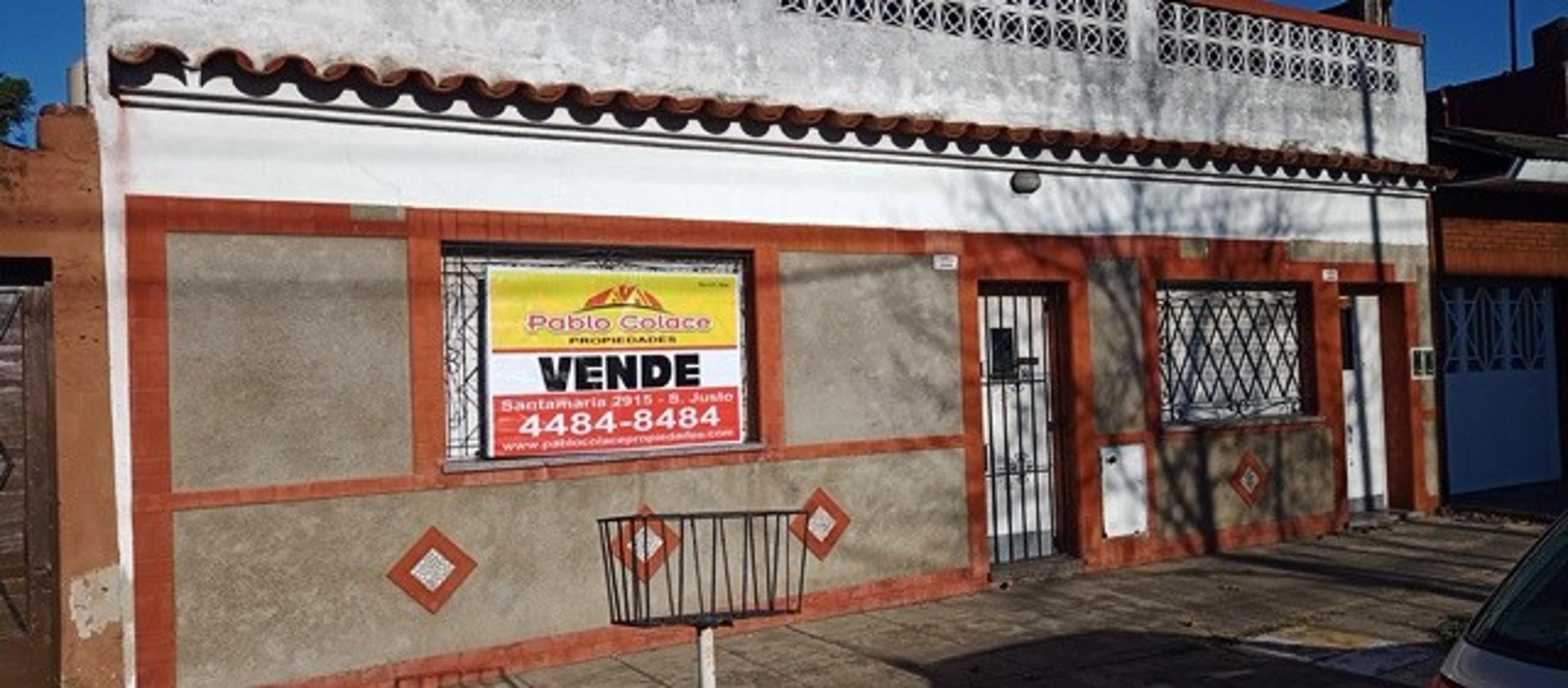 Lote de 10 x 36.24 mts con casa de 3 ambientes en San Justo.