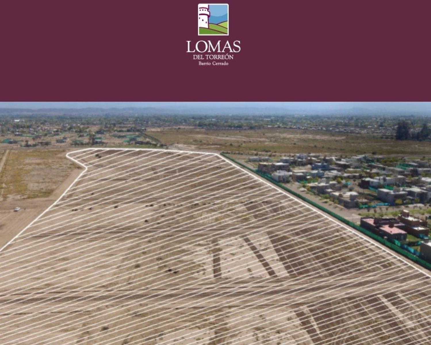 FLORES LUVELLO VENDE TERRENO 402M2 EN BARRIO LOMAS DEL TORREON - MAIPU