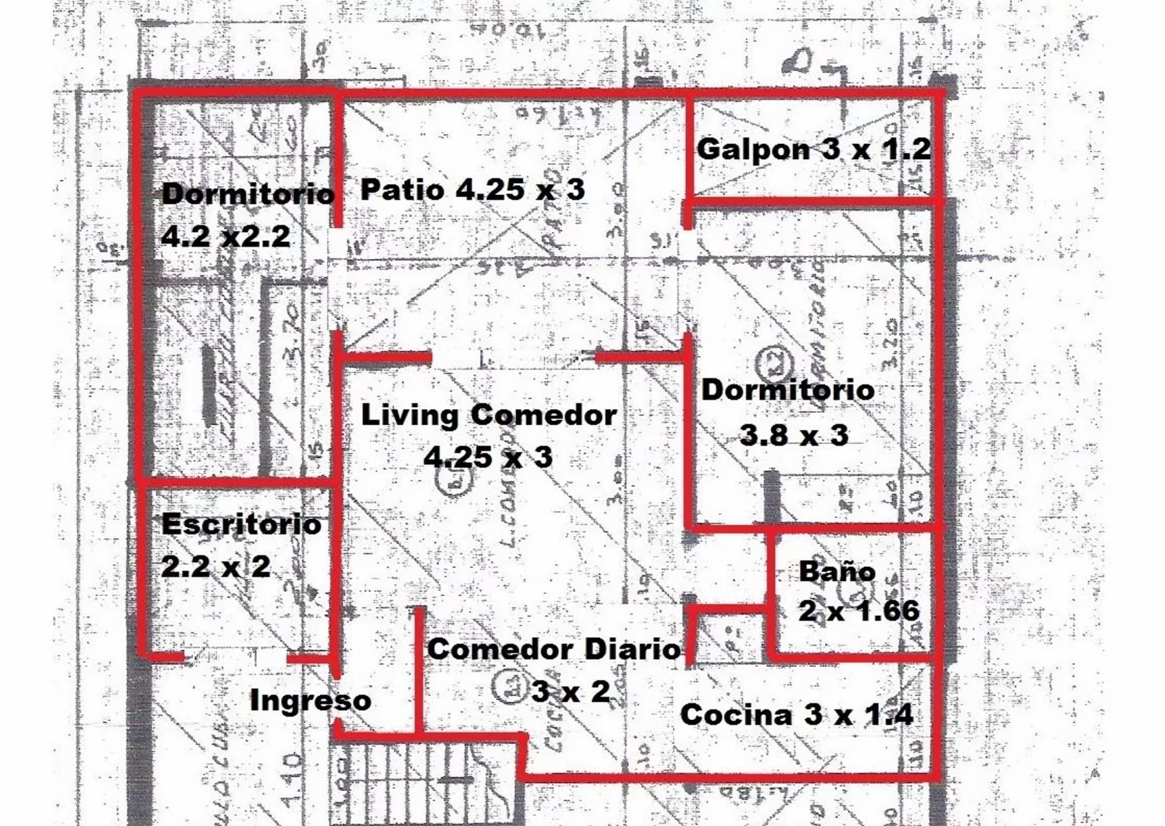 Departamento de 3 amb planta baja — foto 8
