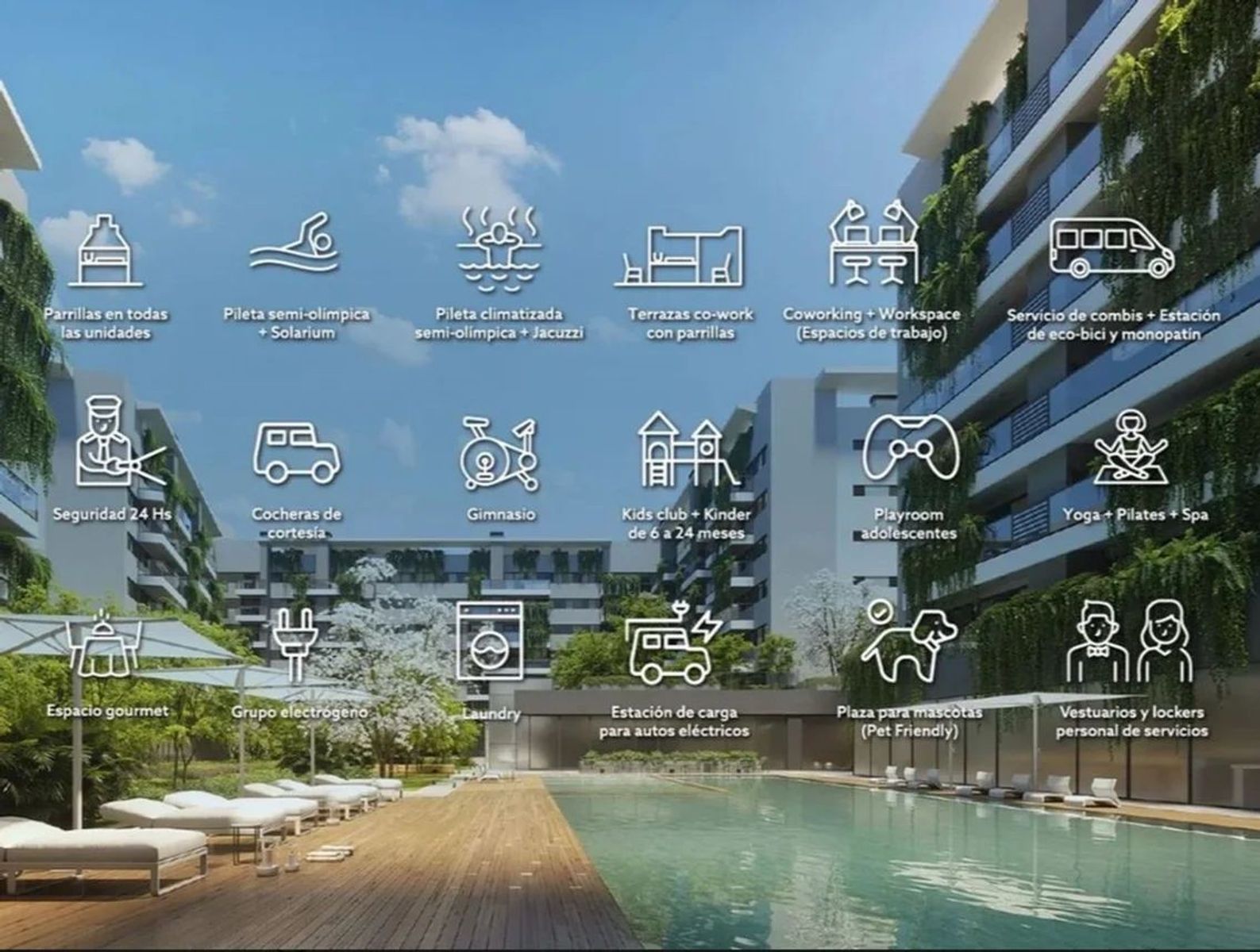 Mil Aires Monoambiente a estrenar con patio y parrilla - 5