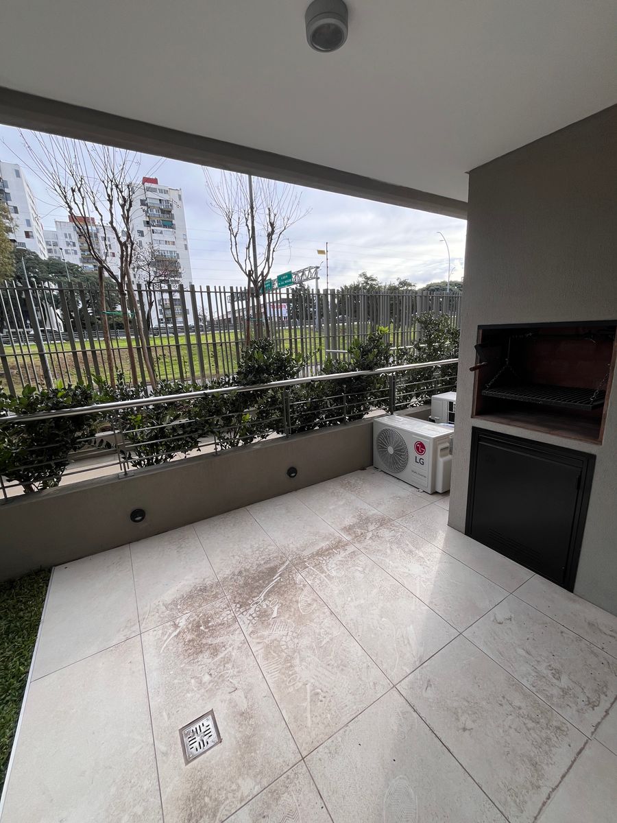Mil Aires Monoambiente a estrenar con patio y parrilla - 7