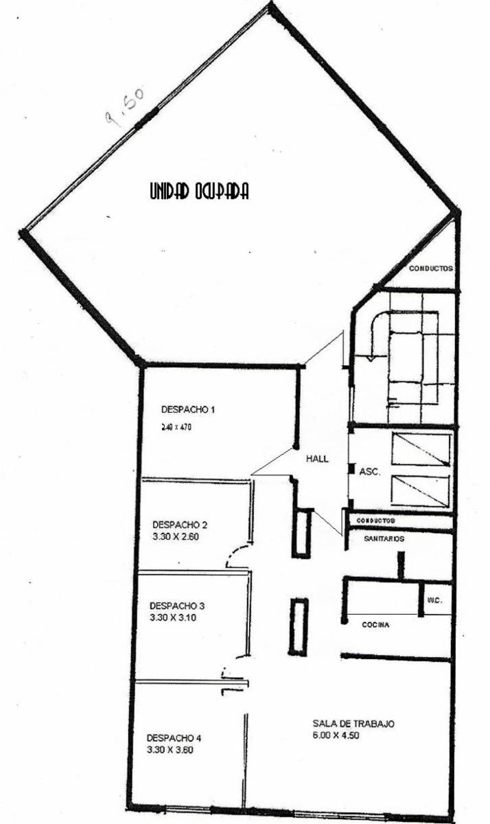 OFICINAS 95 M2 DIAGONAL JULIO A. ROCA 584 — foto 2