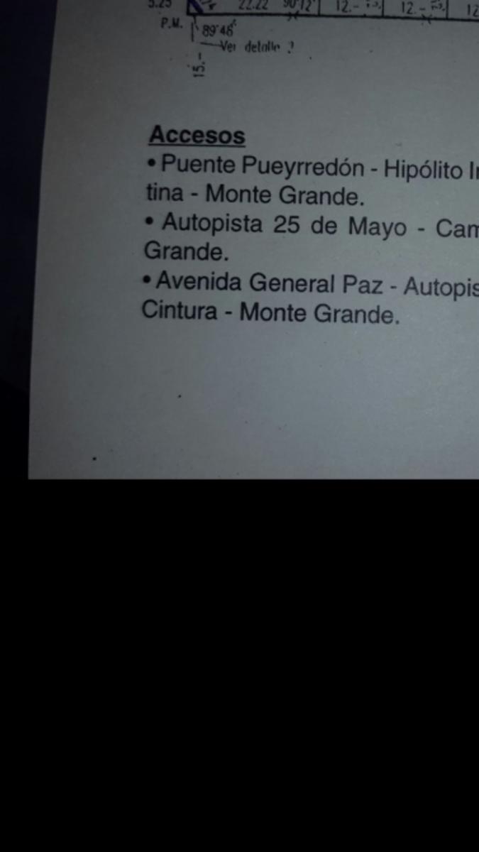 EXCELENTE LOTE CON LOCAL. MONTE GRANDE — foto 2