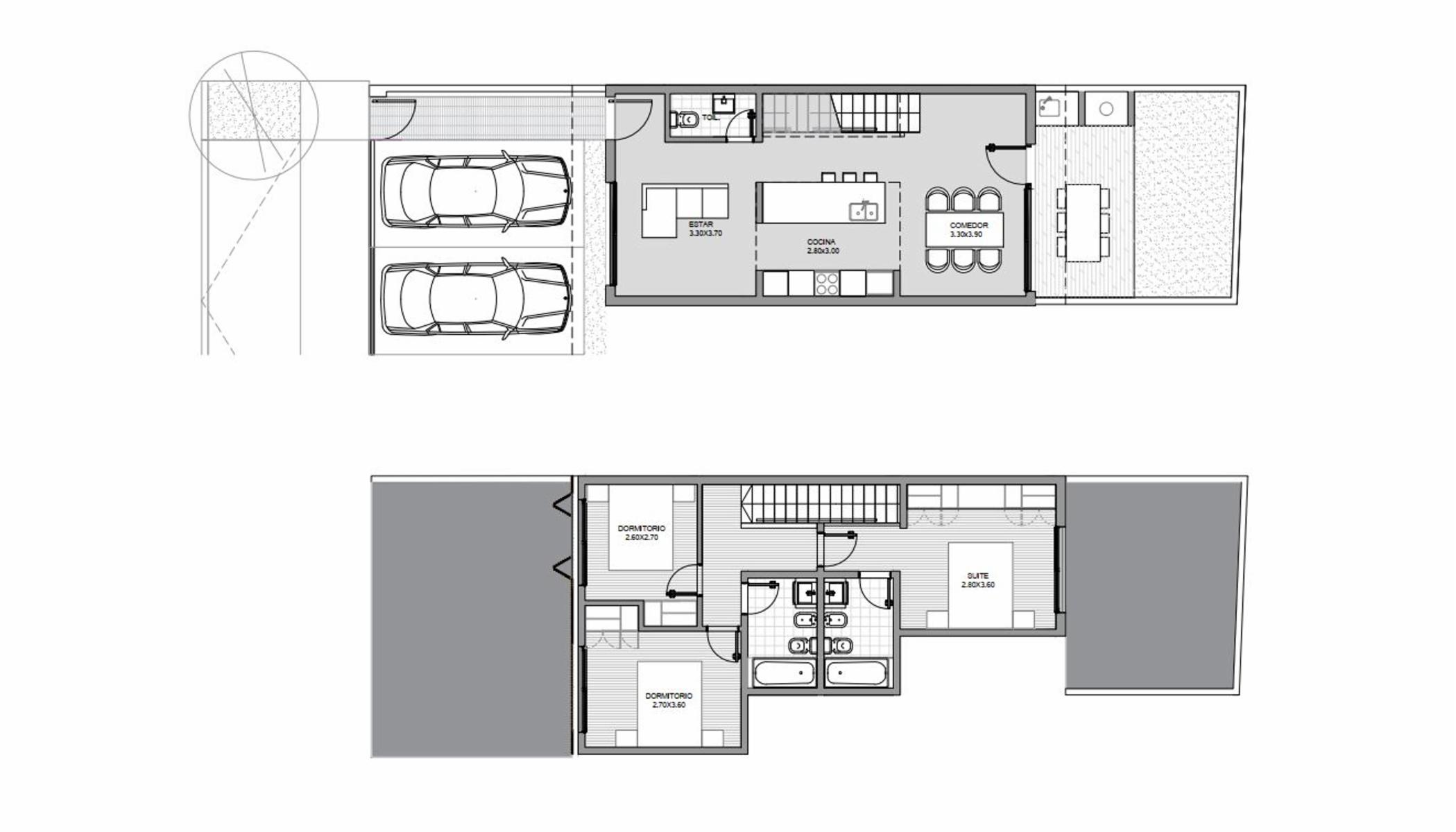 Lote con proyecto aprobado: Emprendimiento para 2 dúplex de 4 ambientes con cocheras en la zona más exclusiva de Castelar — foto 9