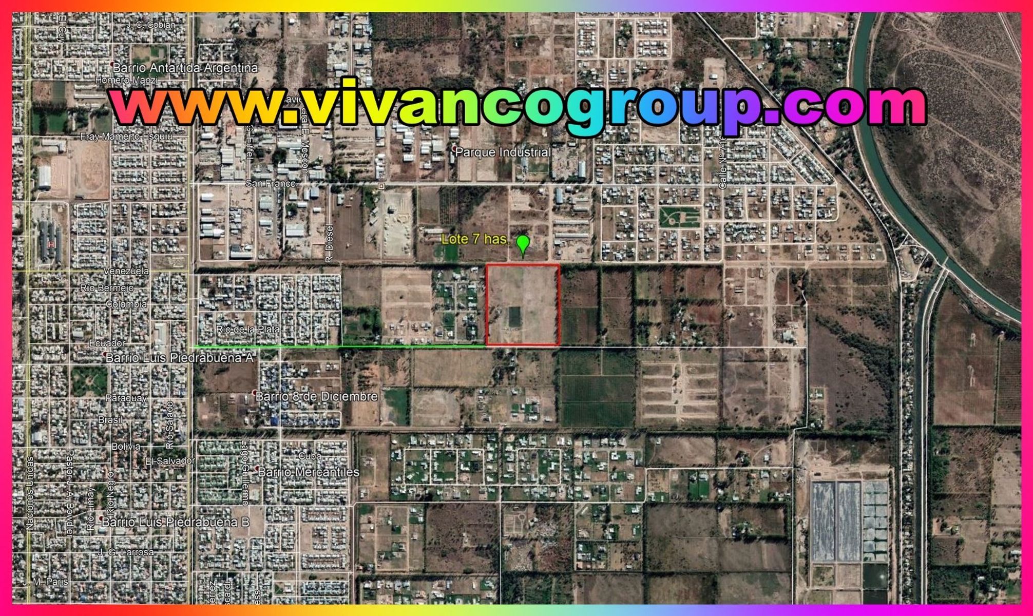 Terreno 7 has. - Apto para lotear - Cipolletti - Provincia de Río Negro- Patagonia - Argentina — foto 6