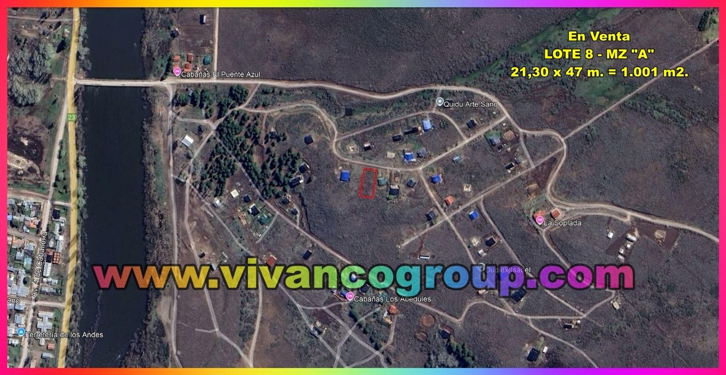 Lote 1000 m2. - Barrio La Aldea - Localidad de Aluminé - Provincia de Neuquén - 3
