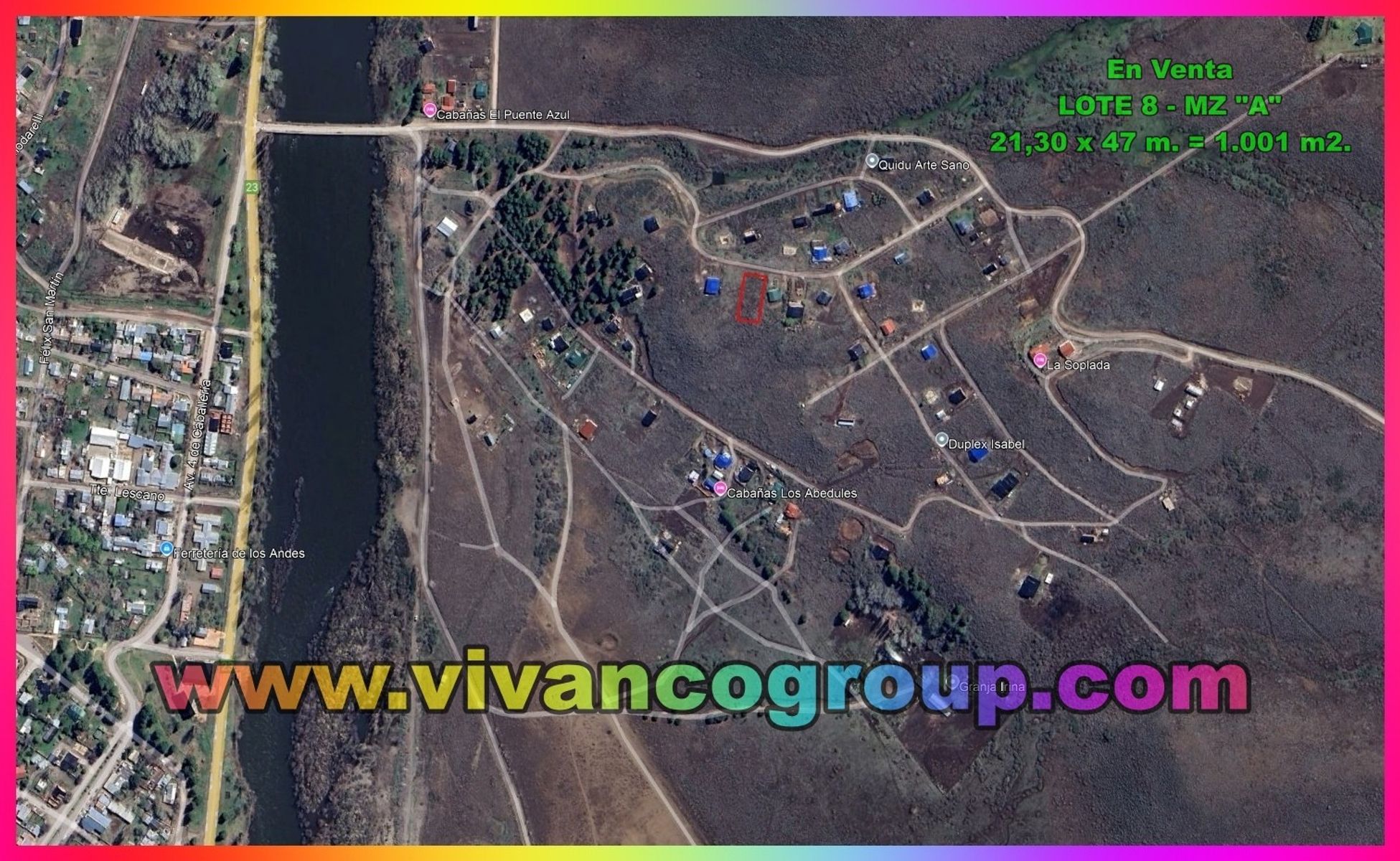 Lote 1000 m2. - Barrio La Aldea - Localidad de Aluminé - Provincia de Neuquén - 5