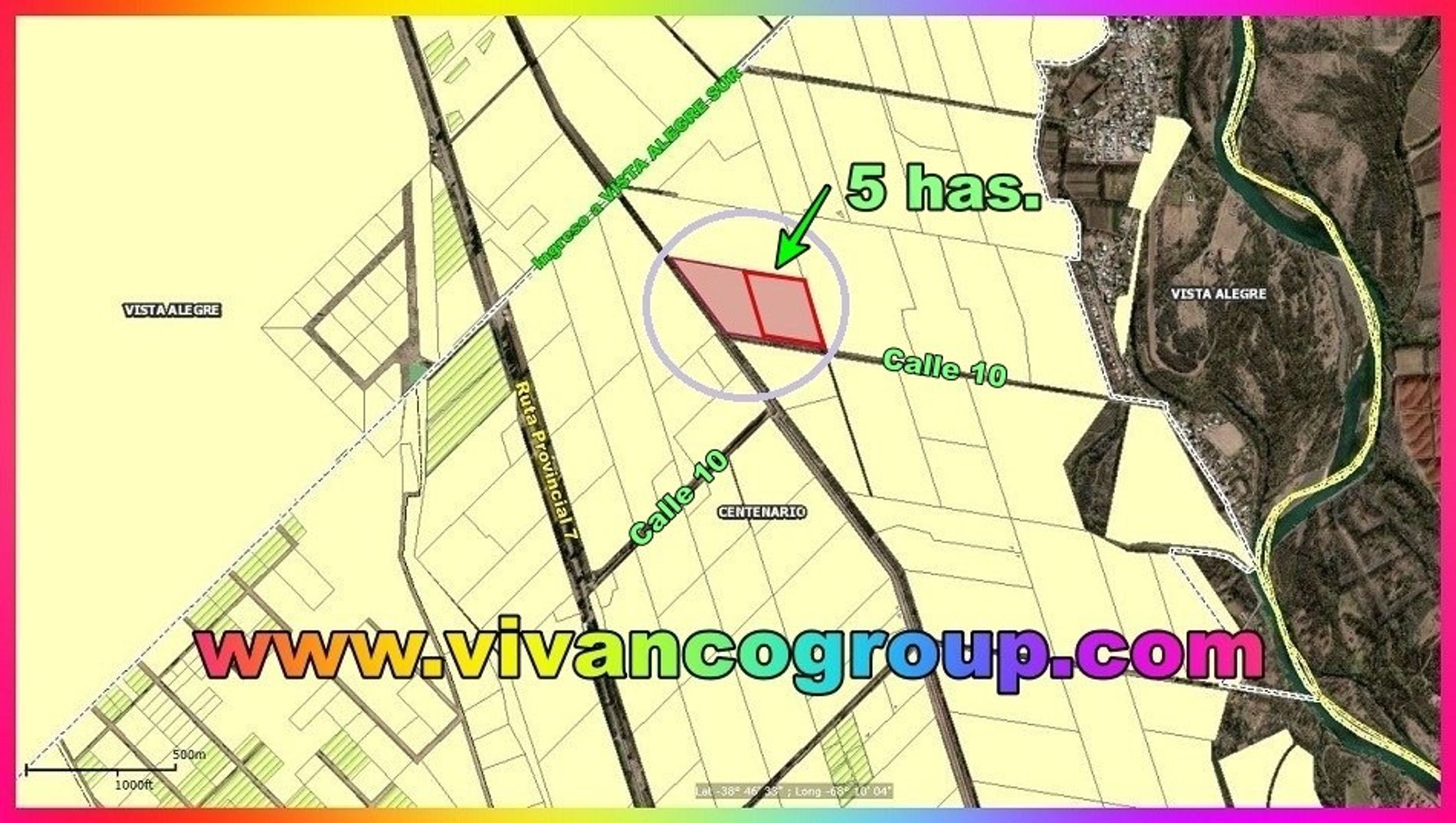 Se vende Chacra 5 has. en blanco en Centenario, Provincia de Neuquén. - 5