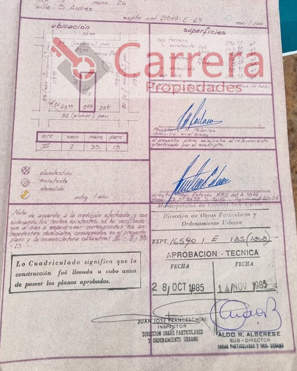 TERRENO 290 m2 con 2 casas - APTO DUPLEX - 15