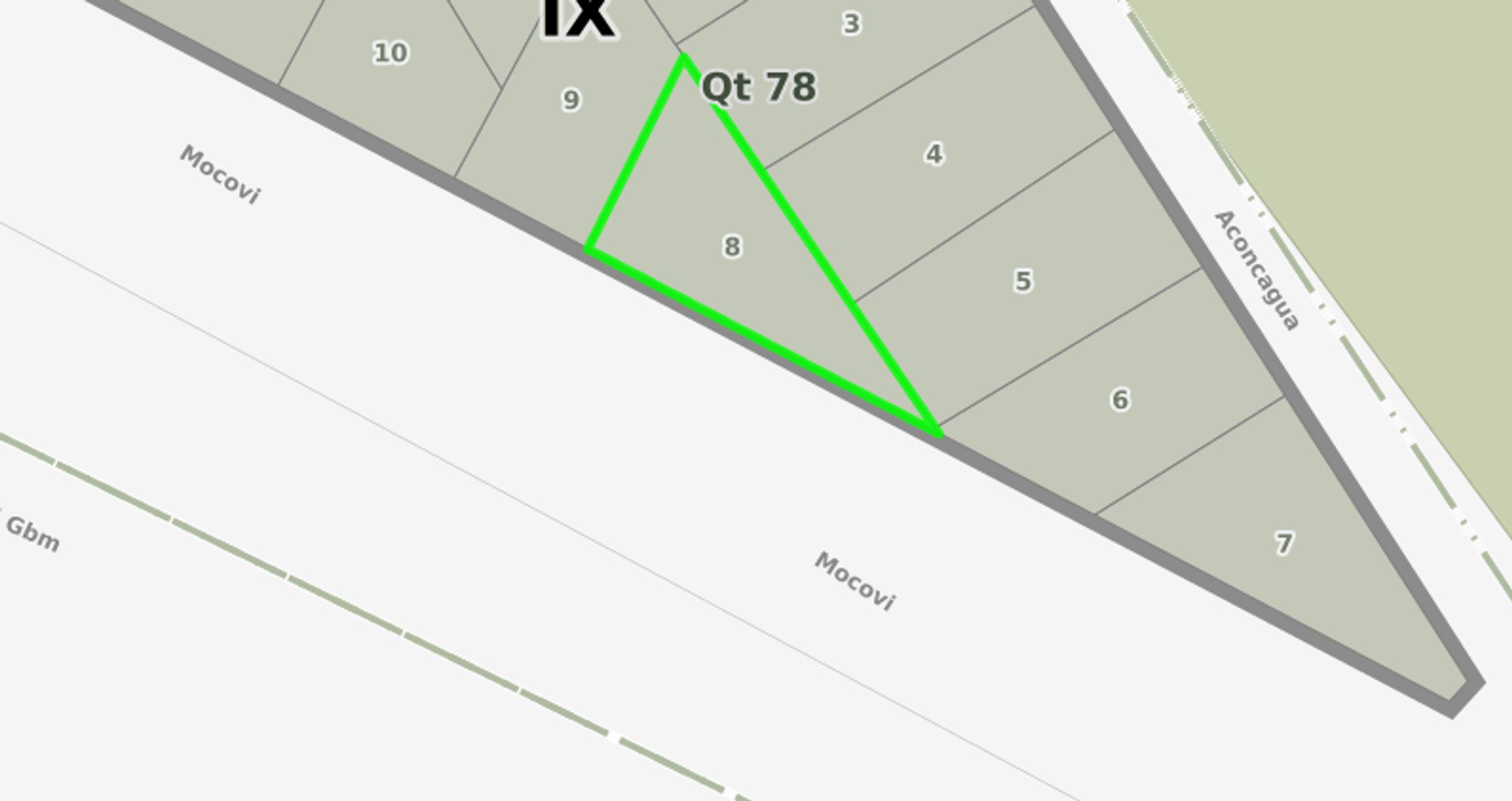Lote en Triangulo - 600mts2