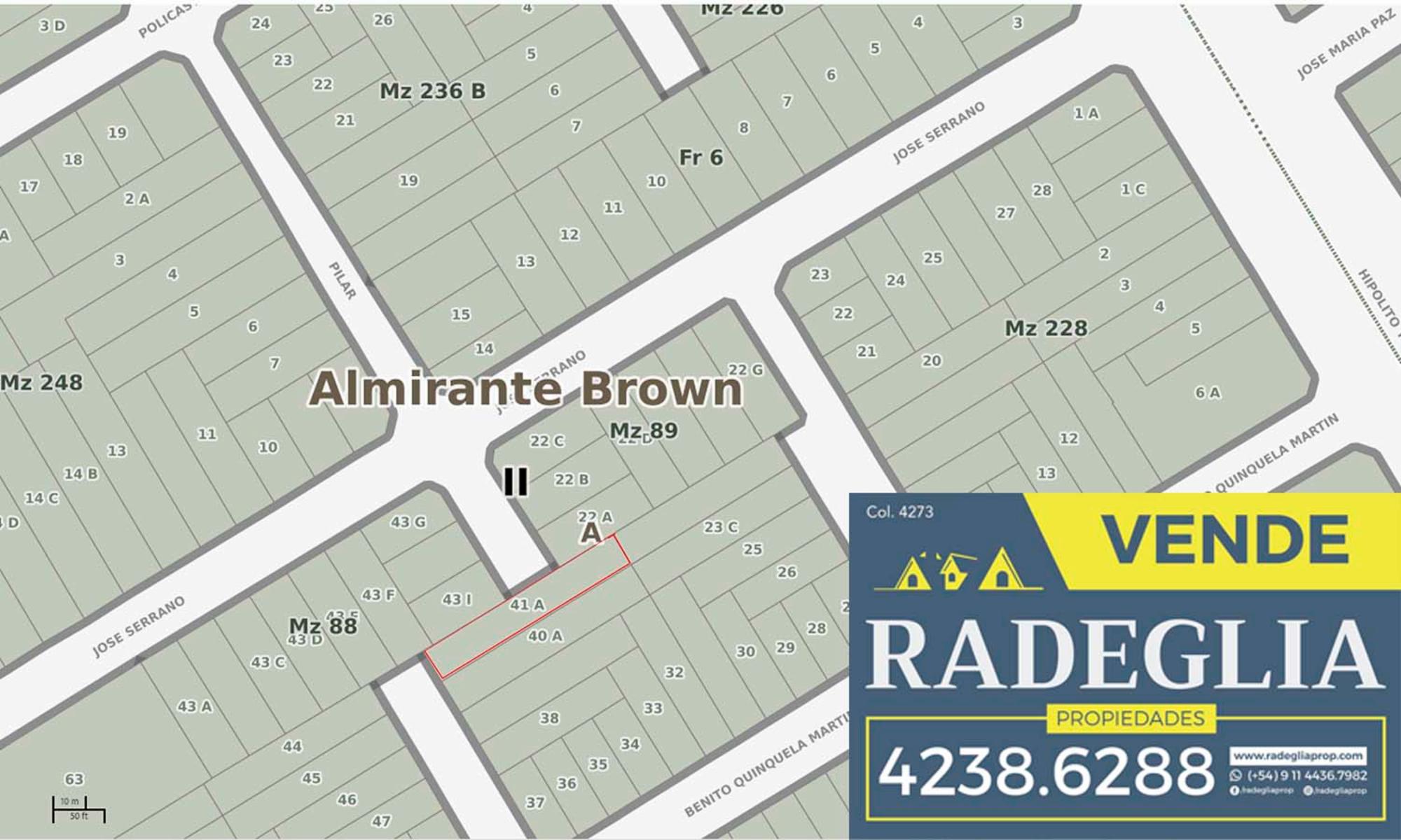 Casa americana con importante lote ubicado a 200 metros de H. Yrigoyen- Adrogué
