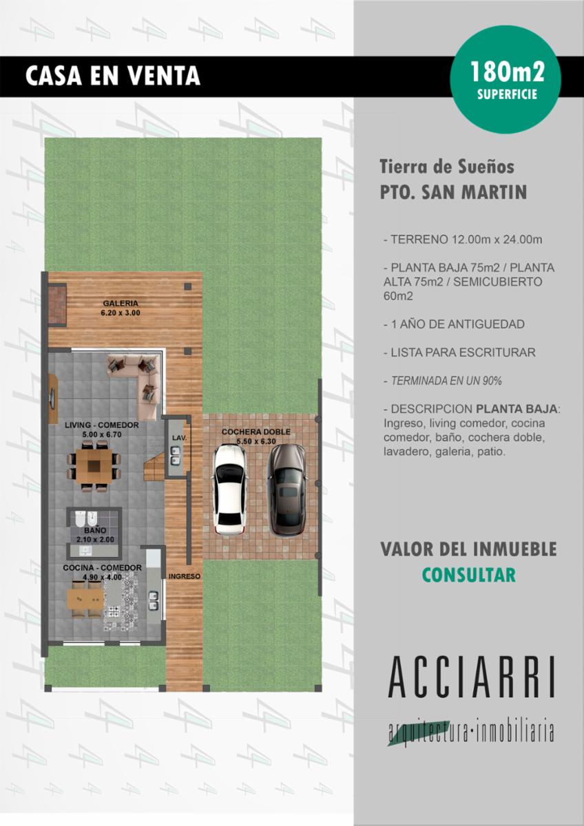 VENTA, VIVIENDA DE 3 DORMITORIOS EN TIERRA DE SUEÑOS PUERTO SAN MARTIN — foto 12