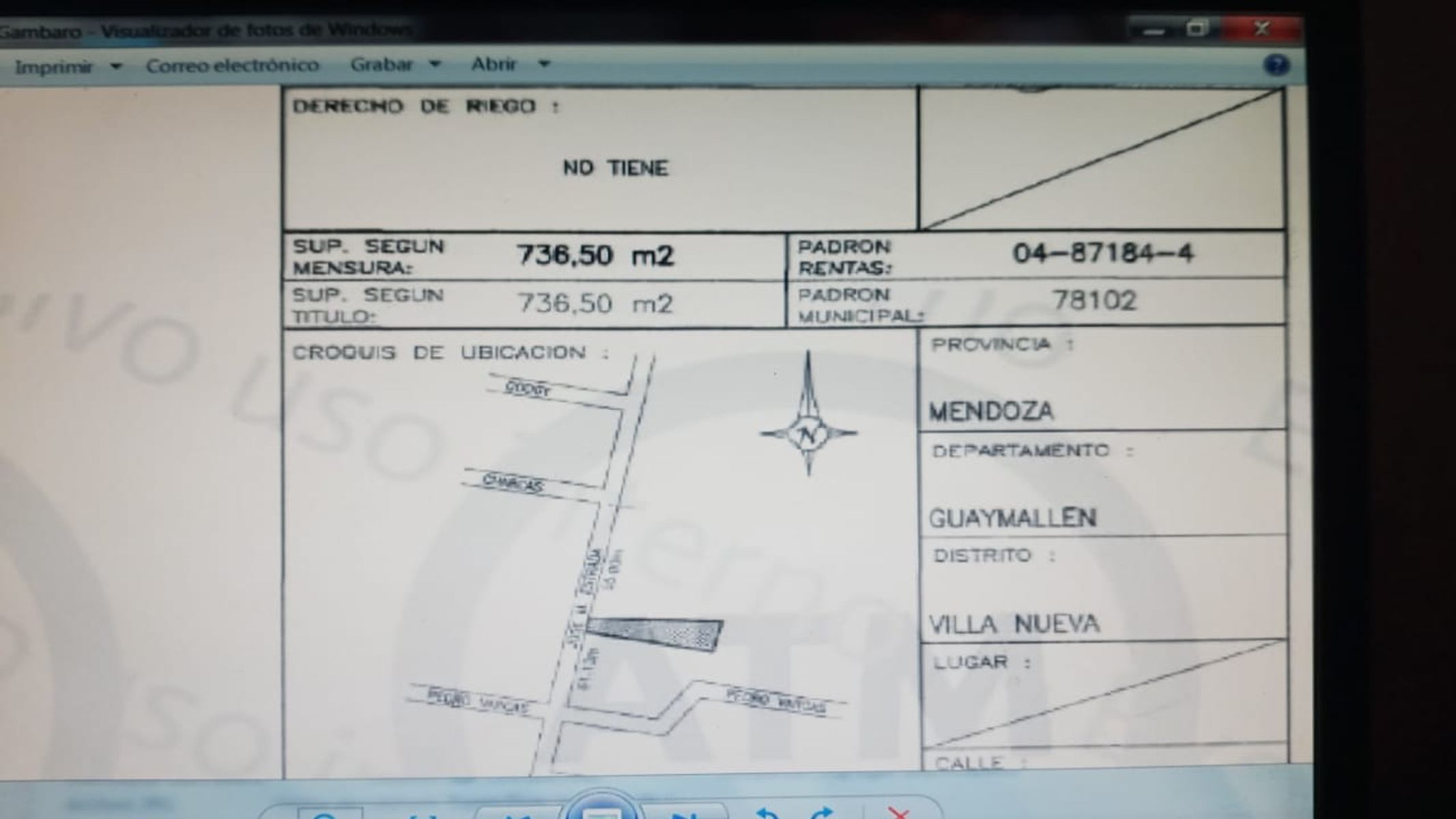 GRAN LOTE Estrada y Pedro vargas 736.50 m2 Ideal Desarrollos USD90.000 Listo Escritura — foto 3