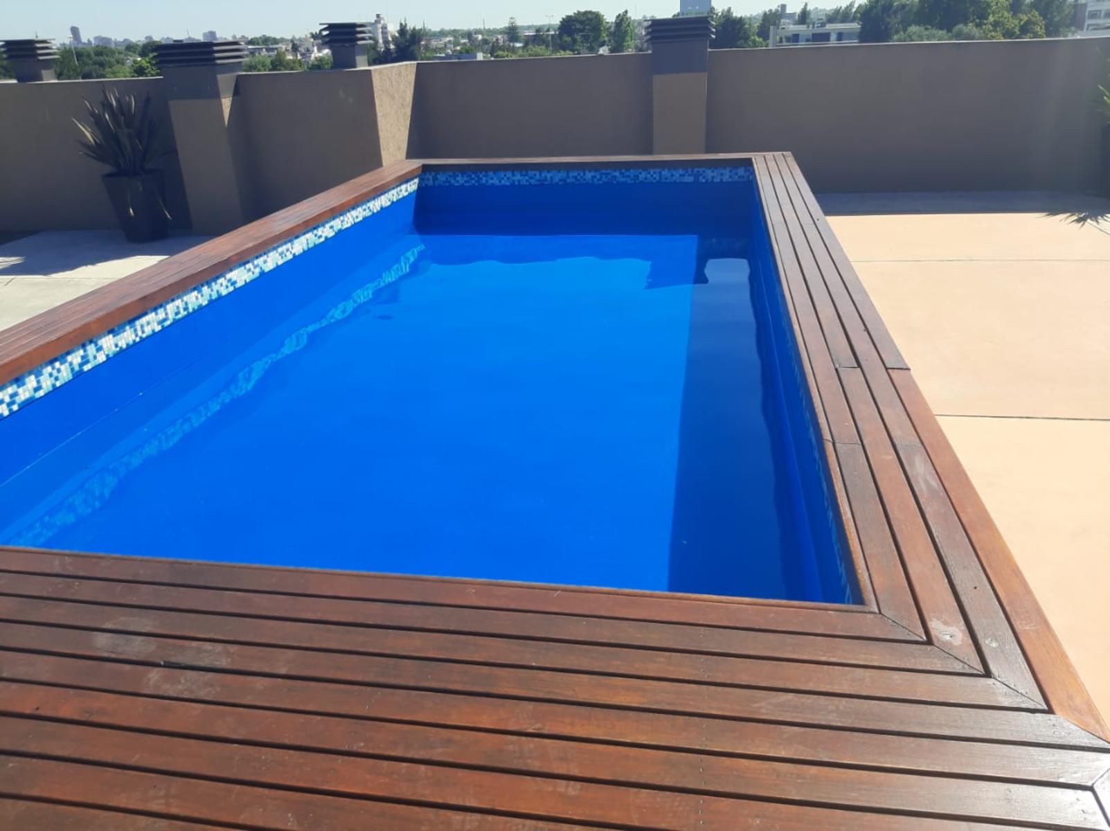 Departamento de 1 amb divisible (ambiente y medio) más de 40m2 espectacular con Cochera y Baulera. en Complejo &quotWard Plaza&quot el lugar más exclusivo del Oeste “Zona colegio Ward” — foto 4