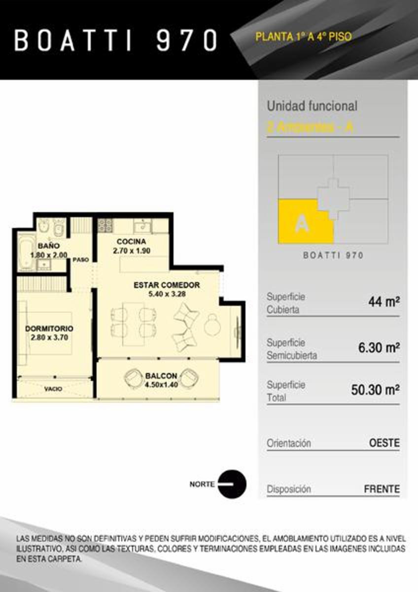 VENTA DE DEPARTAMENTOS EN POZO MORON SUR BOATTI AL 900 — foto 13