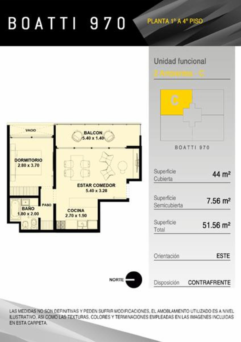 VENTA DE DEPARTAMENTOS EN POZO MORON SUR BOATTI AL 900 — foto 15
