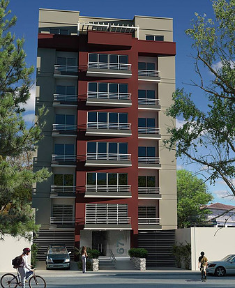 Edificio TAO. Monoambientes amplios equipados a Full. Edificio de 7 pisos. Cocheras Opcionales.. Unidades de 1 y 2 ambientes. Cocheras y bauleras opcionales. — foto 5
