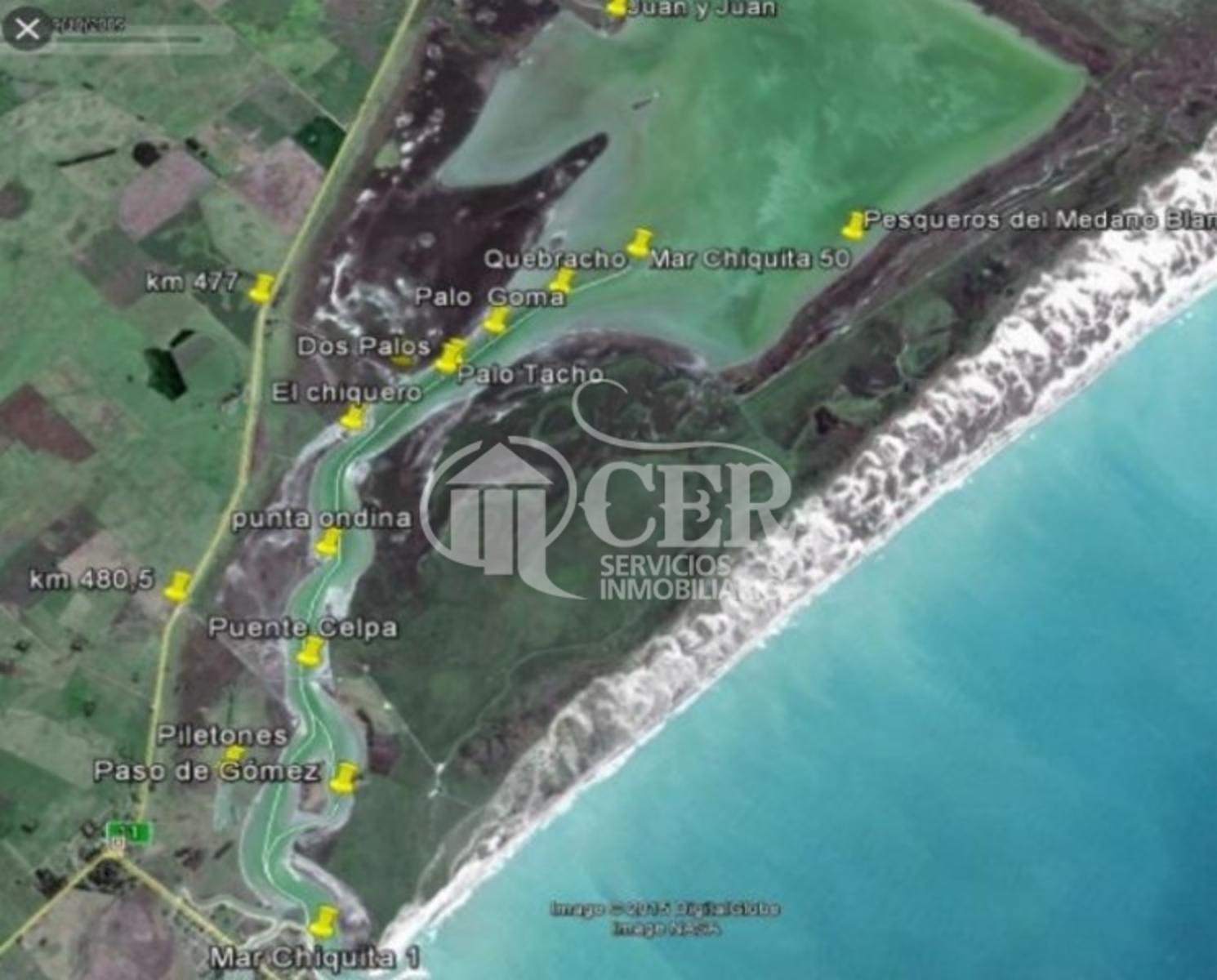 550 HECTAREAS EN MAR CHIQUITA LINDERAS ALBUFERA Y RUTA 11 - 1