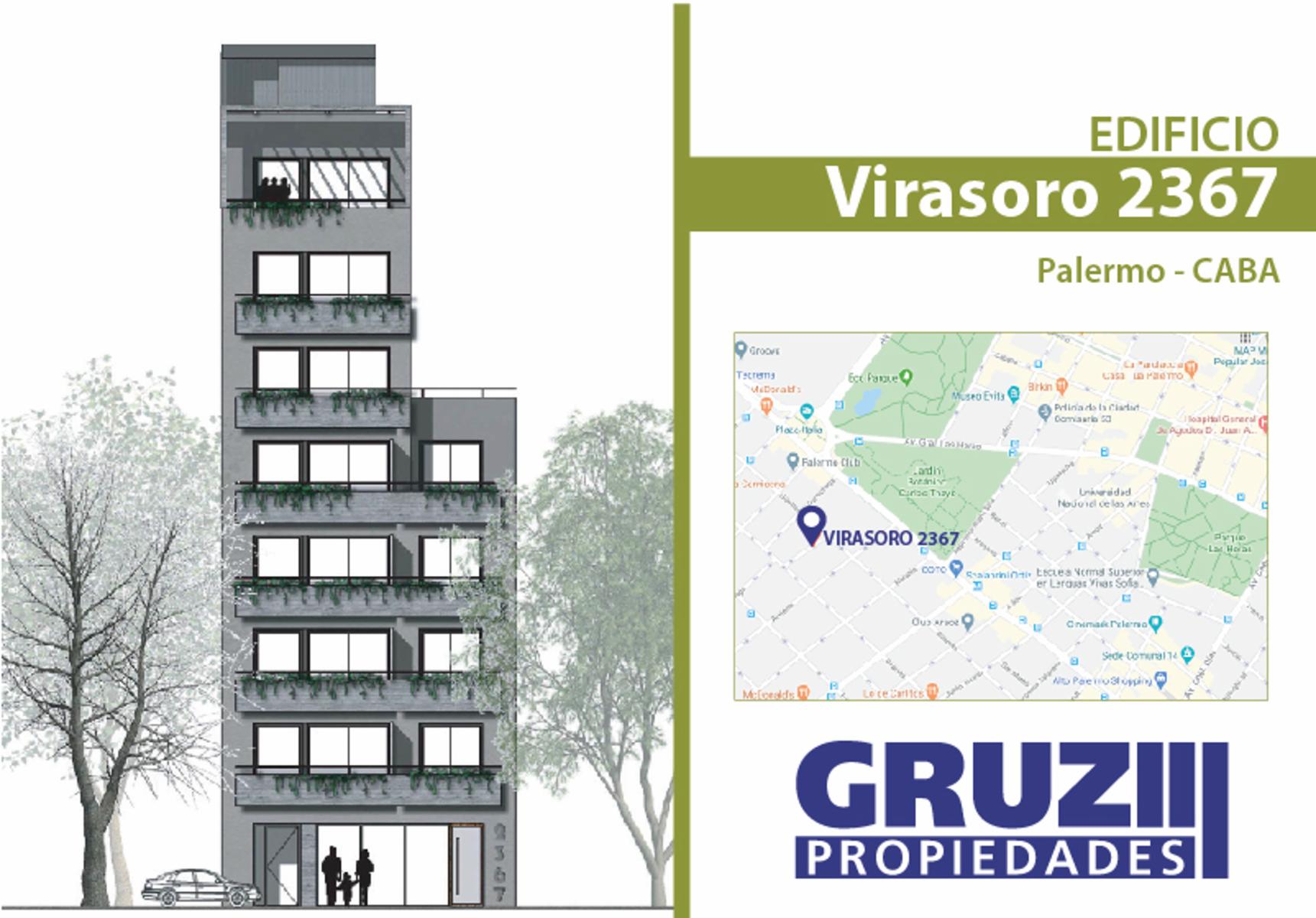 Excelente depto 1 amb - 1° B - 45m2 - Edificio Virasoro en Palermo — foto 12