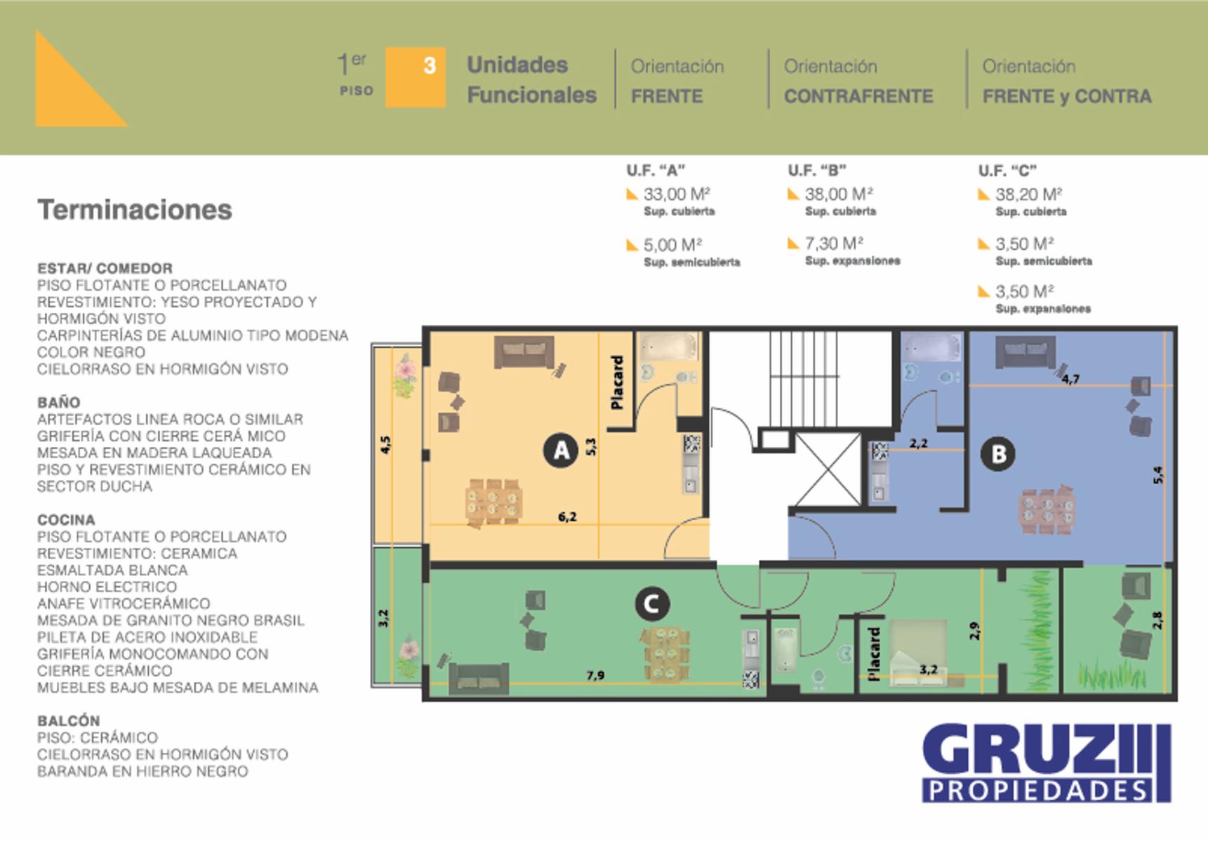 Excelente depto 1 amb - 1° B - 45m2 - Edificio Virasoro en Palermo — foto 13