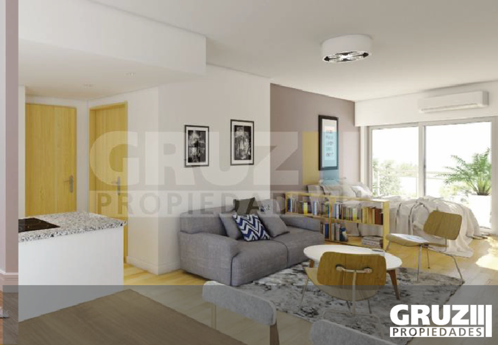 Planta Tipo Unidad A - Monoambientes de 36,90m2 - Soler 3272 - Palermo — foto 4