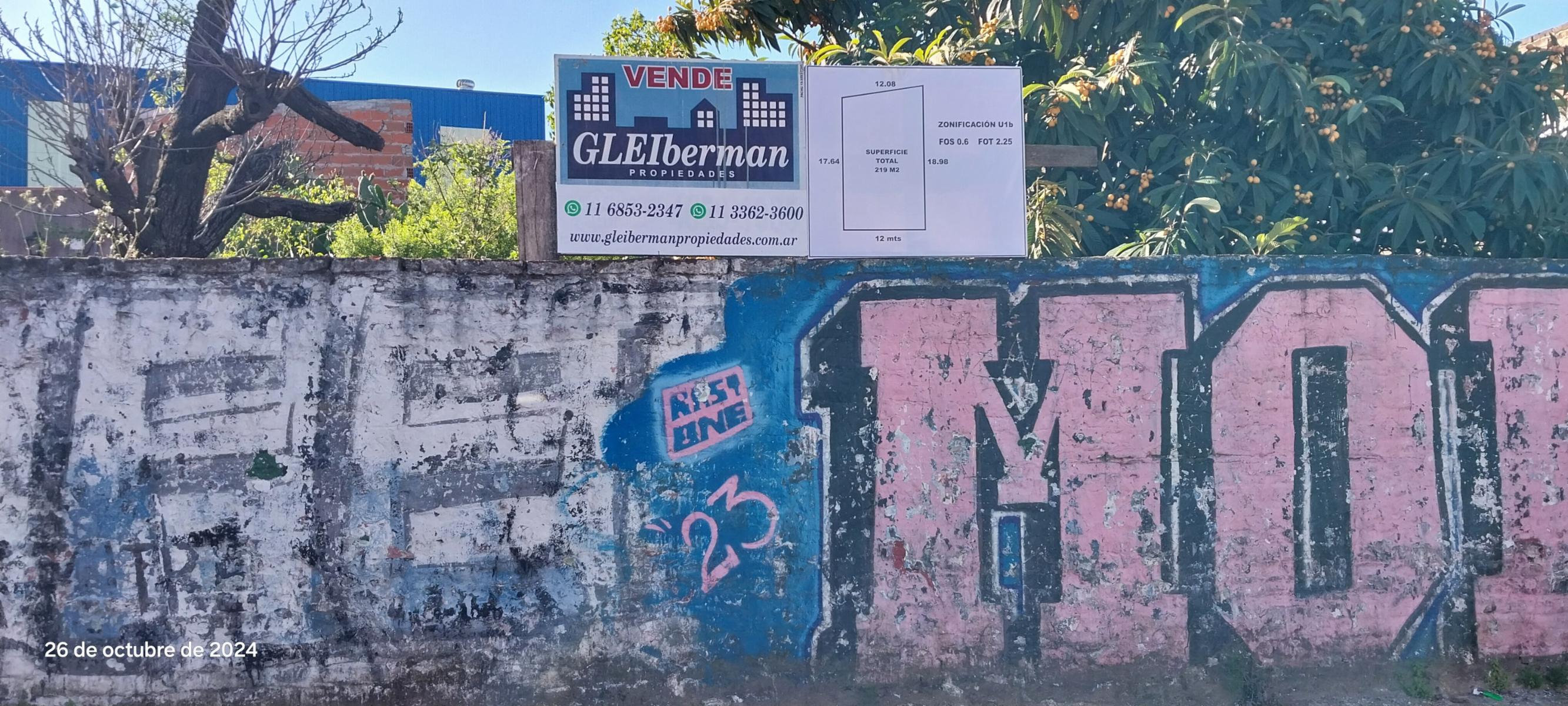 Excelente lote con muy buena ubicación. 12 mts. de Frente. Superficie 219 m2. A Metros de Av Monseñor Bufano (Ruta 4). — foto 5