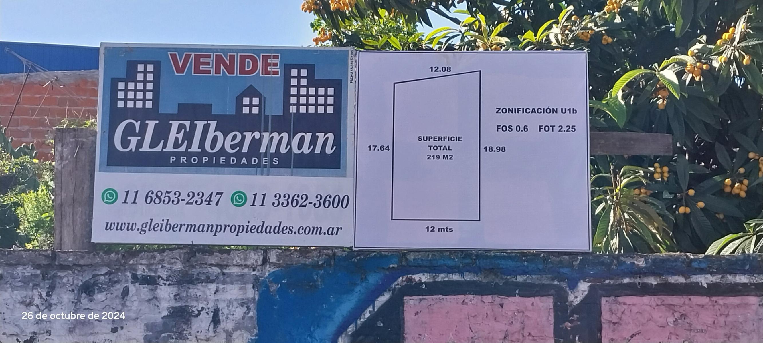 Excelente lote con muy buena ubicación. 12 mts. de Frente. Superficie 219 m2. A Metros de Av Monseñor Bufano (Ruta 4). — foto 6