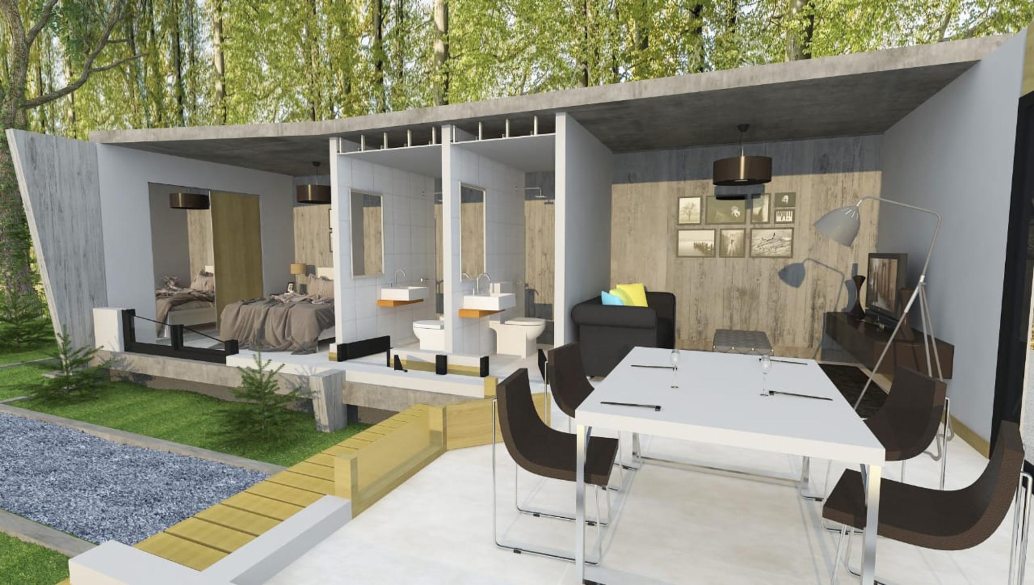Departamentos de 2 y 3 ambientes en pozo - Av. Intermedanos 1200 Pinamar — foto 7