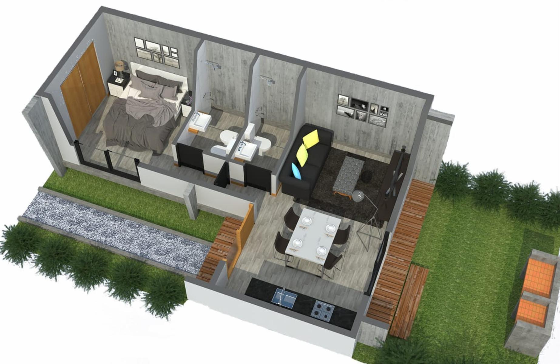 Departamentos de 2 y 3 ambientes en pozo - Av. Intermedanos 1200 Pinamar — foto 9