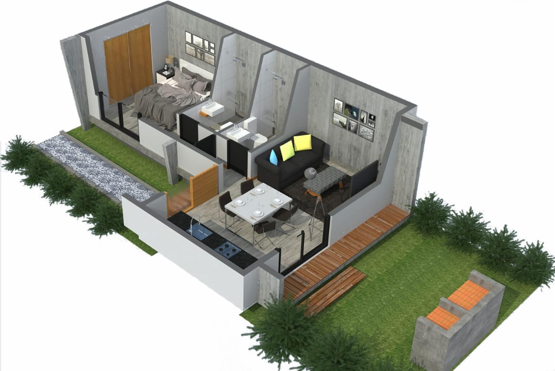 Departamentos de 2 y 3 ambientes en pozo - Av. Intermedanos 1200 Pinamar — foto 10