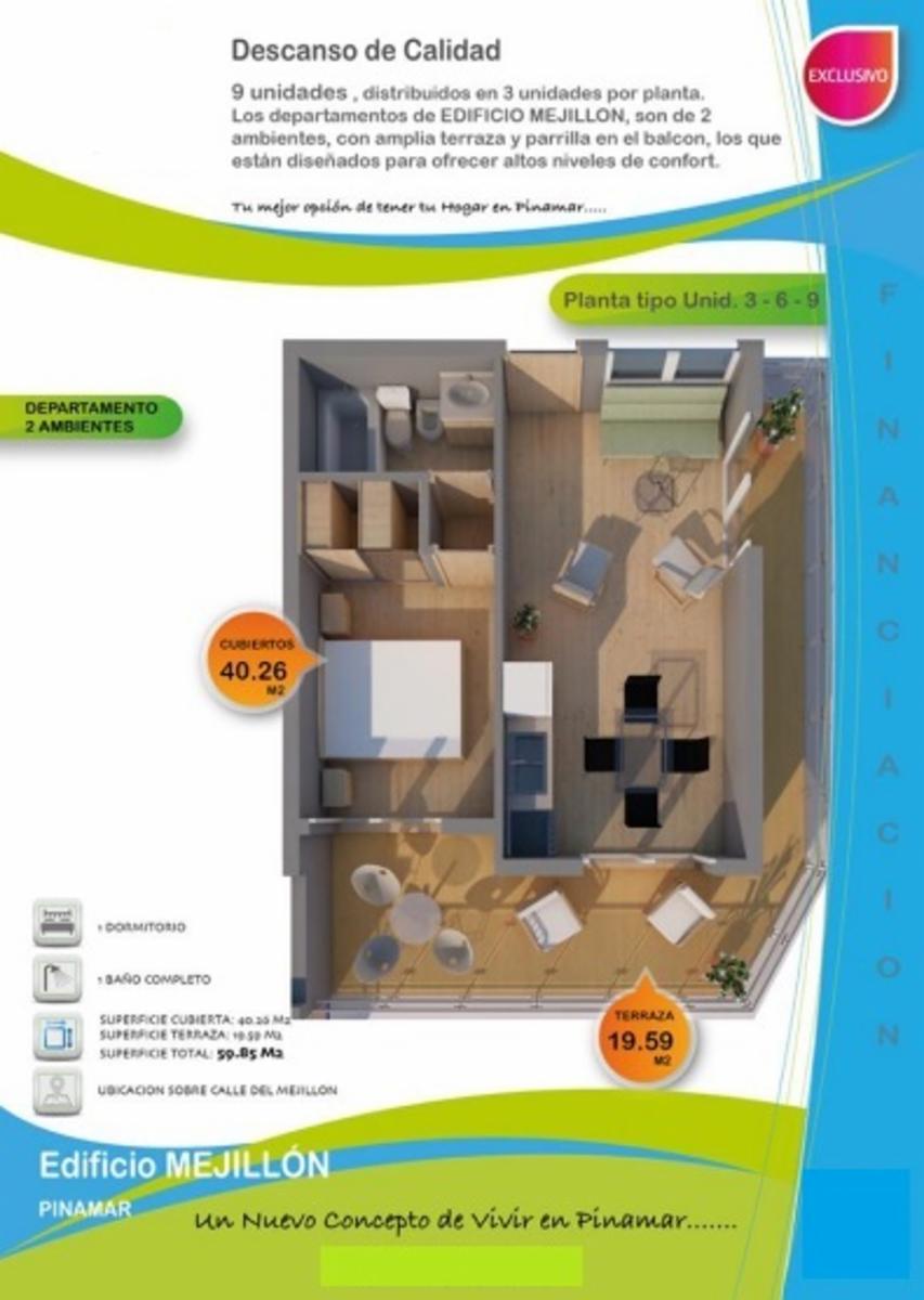 Departamentos de 2 ambientes en pozo - Del Mejillón 900 Pinamar — foto 4