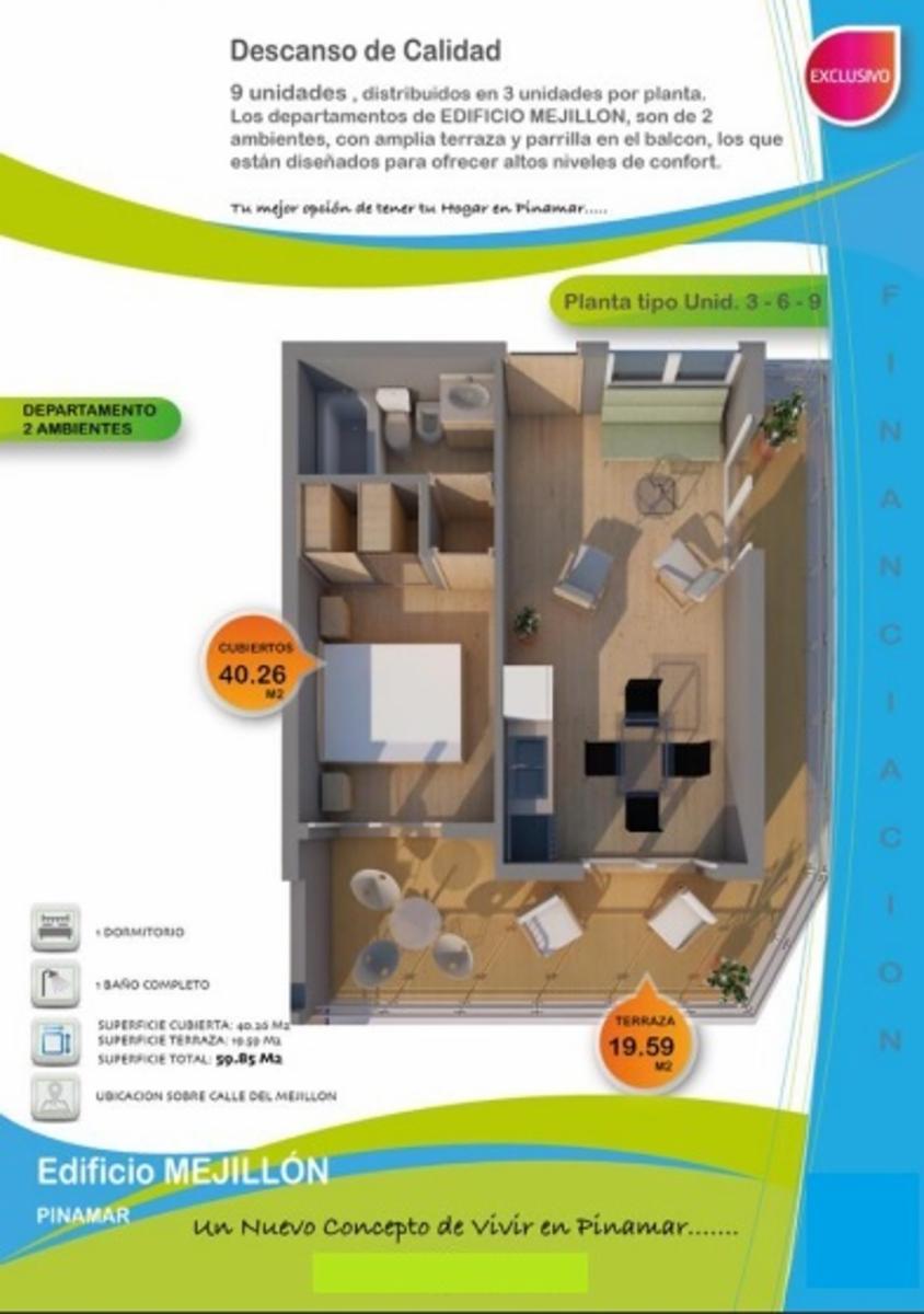 Departamentos de 2 ambientes en pozo - Del Mejillón 900 Pinamar — foto 5