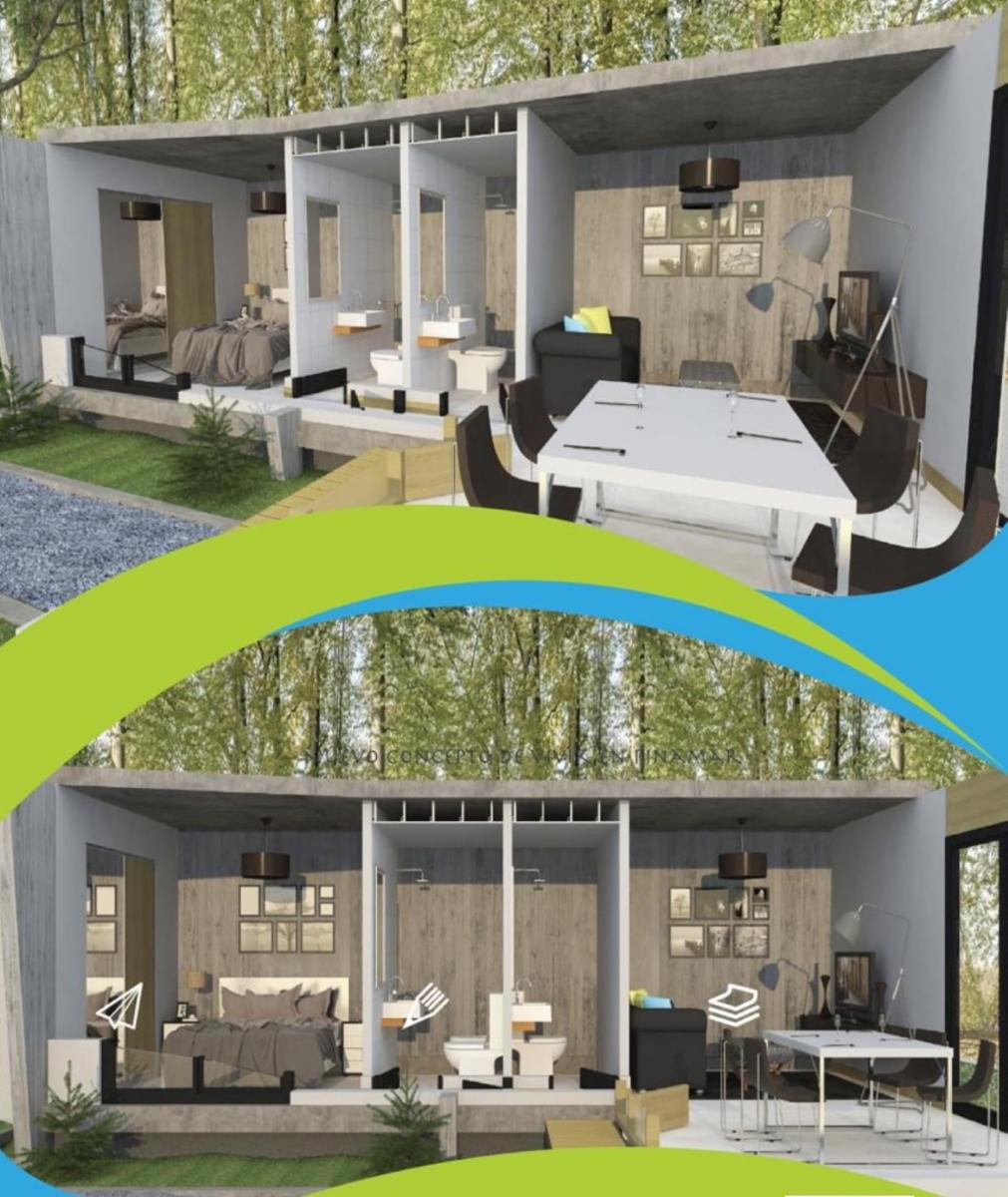 Departamentos de 2 y 3 ambientes en pozo - Av. Intermedanos 1200 Pinamar — foto 2