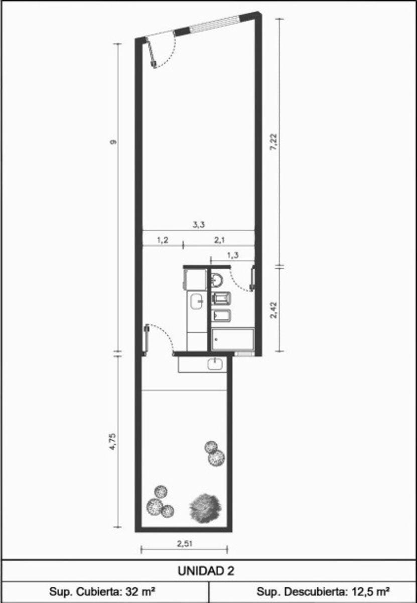 Monoambientes con patio a estrenar - Av. Gaona 2100 Ramos Mejia — foto 3