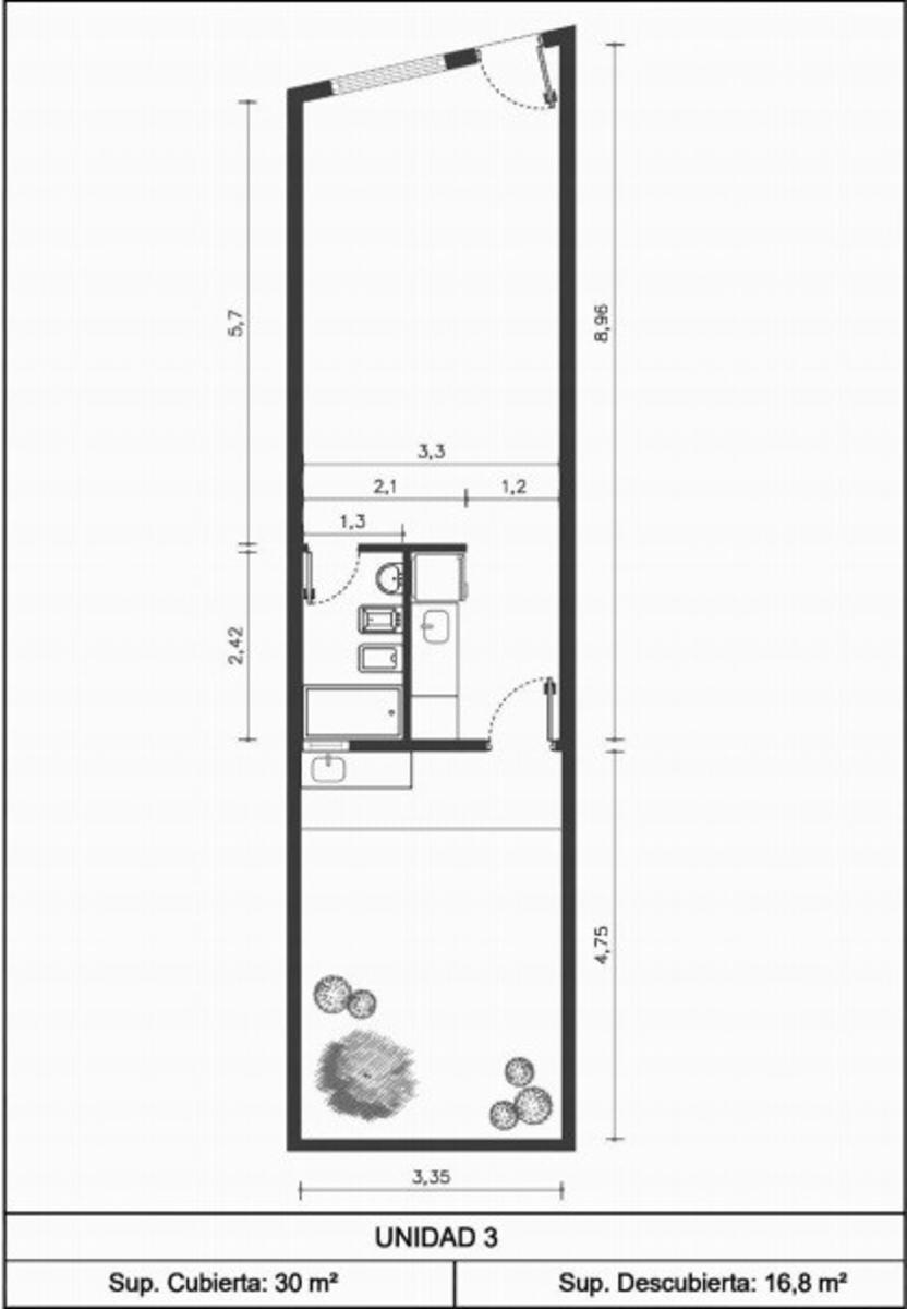 Monoambientes con patio a estrenar - Av. Gaona 2100 Ramos Mejia — foto 6