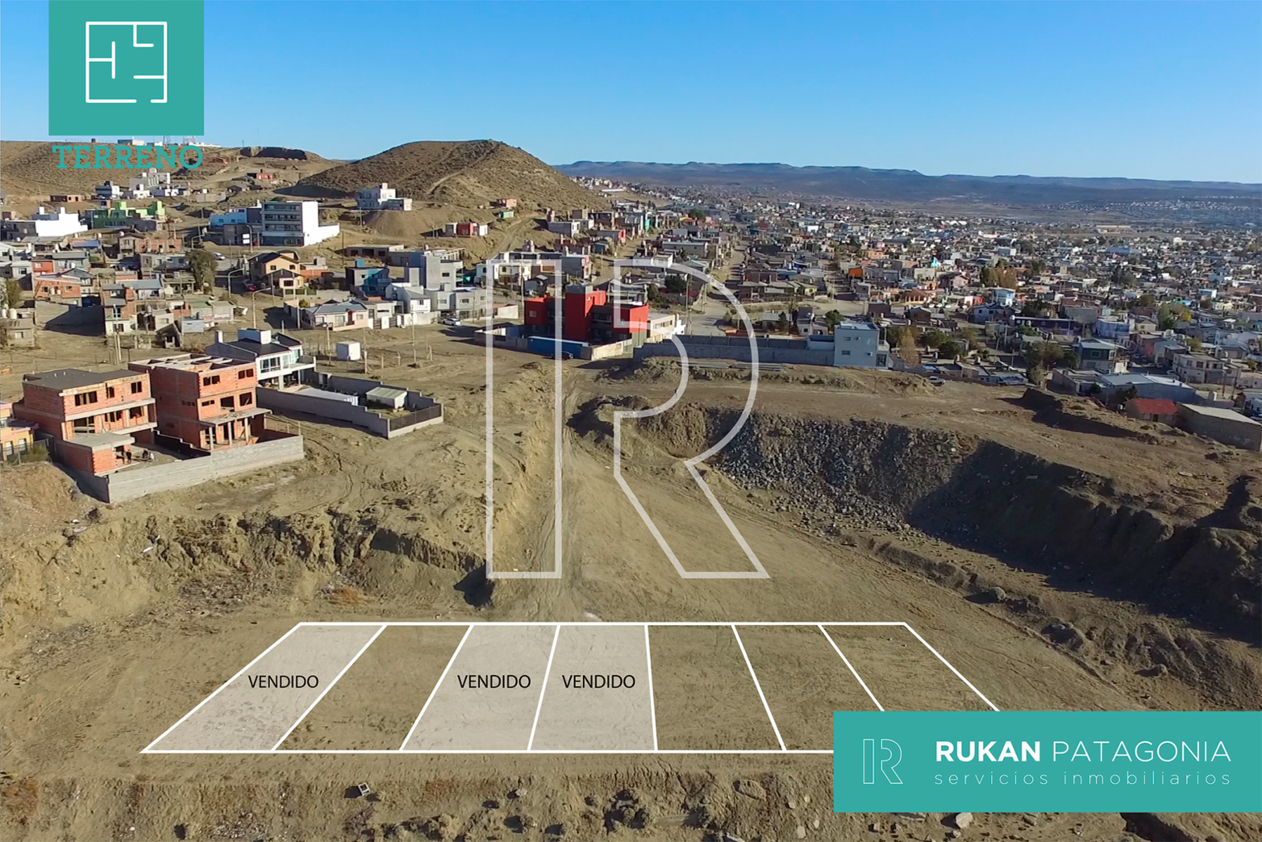 #Venta RUKAN PATAGONIA | TERRENOS EN VENTA | Barrio VISTA HERMOSA | Caleta Olivia | con TITULO DE PROPIEDAD | Entrega + Financiación SIN INTERÉS . - 2