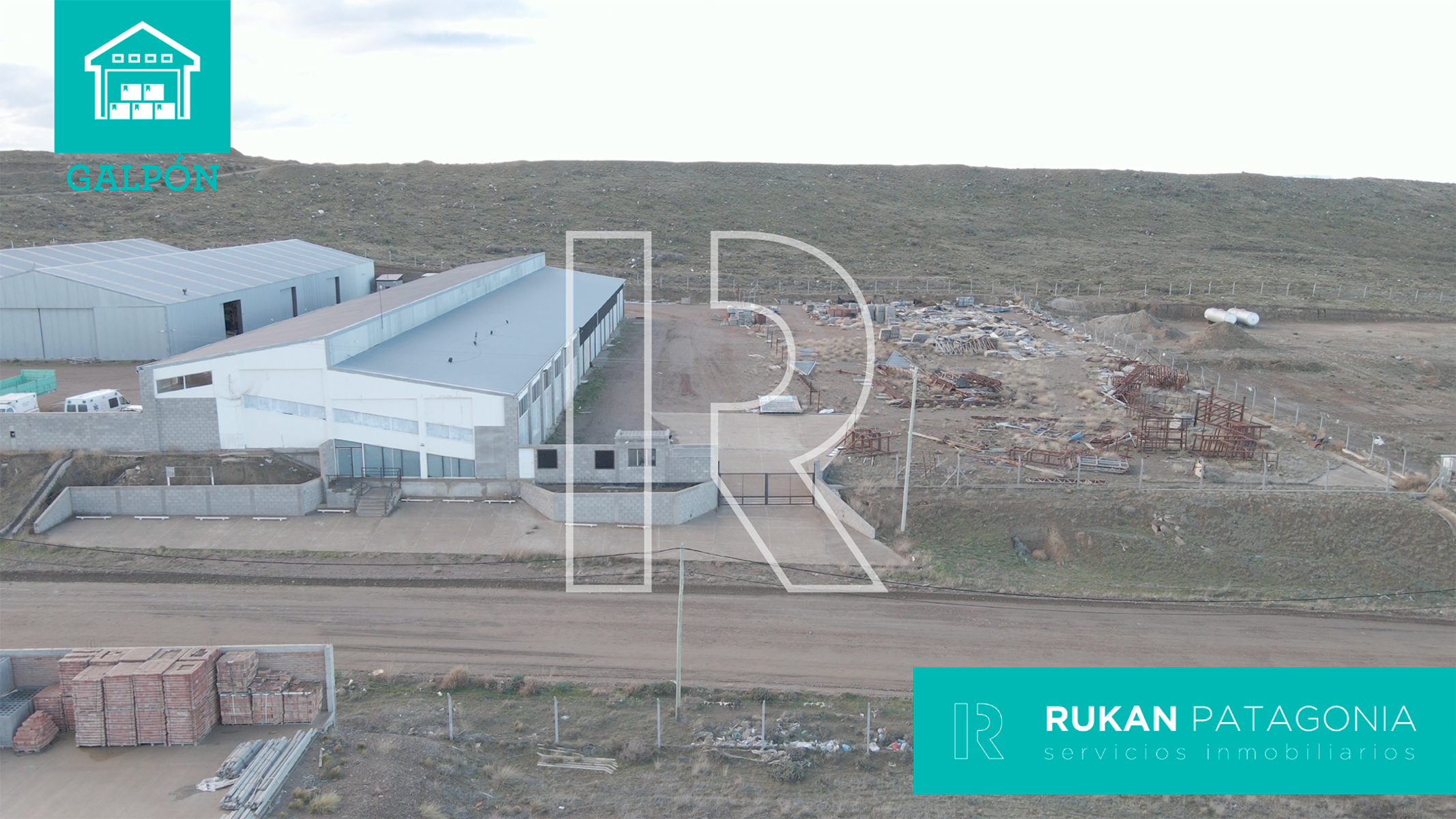 #AlquilerRUKAN | PREDIO ZONA INDUSTRIAL | Caleta Olivia.- (Salón Comercial + Depósito + Oficinas) - 1