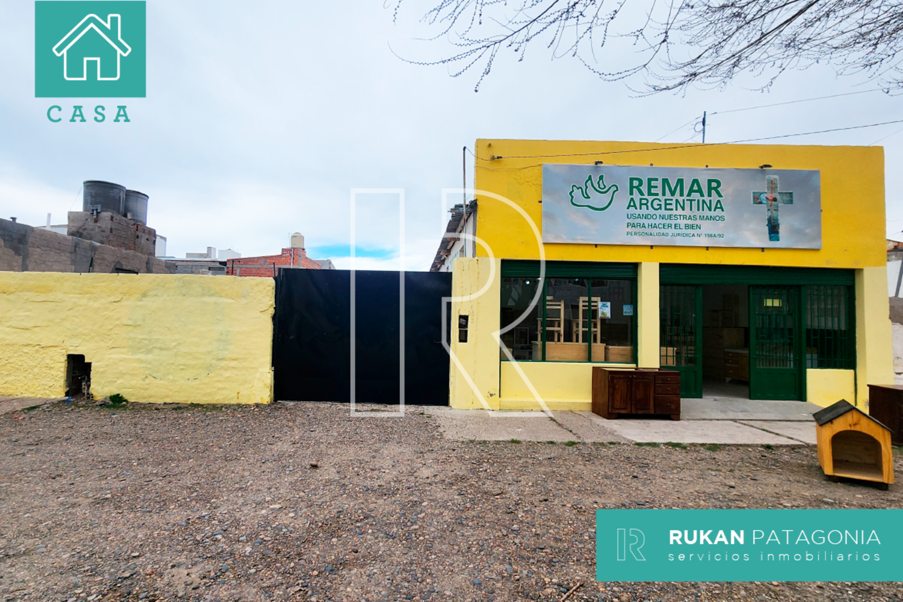 #VentaRUKAN | Local Comercial + Casa 4 Habitaciones + Galpón | Barrio GENERAL PAZ | Calle MISIONERO J. BEAUVOIR | Caleta Olivia.