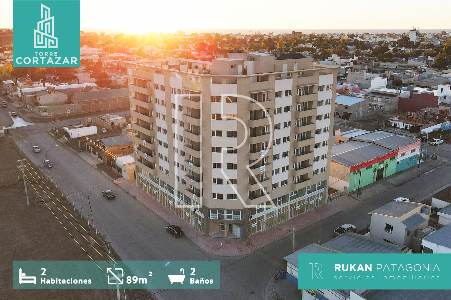 #Alquiler_Venta TORRE CORTAZAR | Dpto. 8 A | 89 m2 | 2 Habitaciones | Calle HUMBERTO BEGHIN y ESTRADA - 1