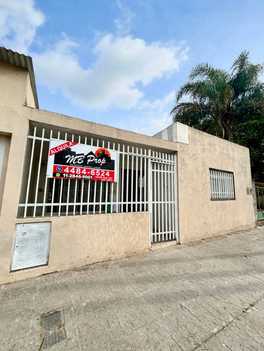 Casa sobre lote propio en alquiler. San Justo - 2