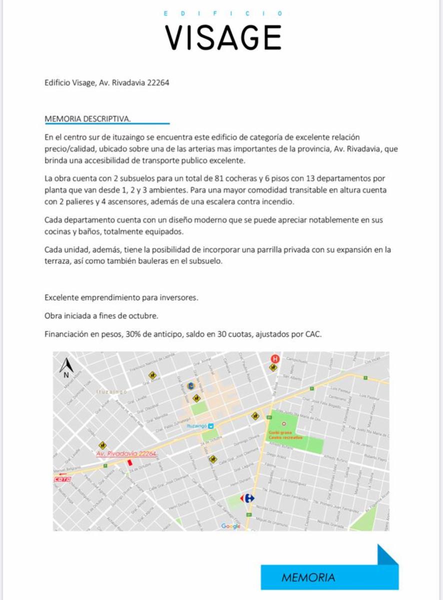 DEPARTAMENTOS DE CATEGORIA EN ITUZAINGO DE 1,2,3 AMBIENTES. ENTREGA JUNIO 2021. AMPLIA FINANCIACION. DESDE U$S 46000 . ANTICIPO Y CUOTAS — foto 3