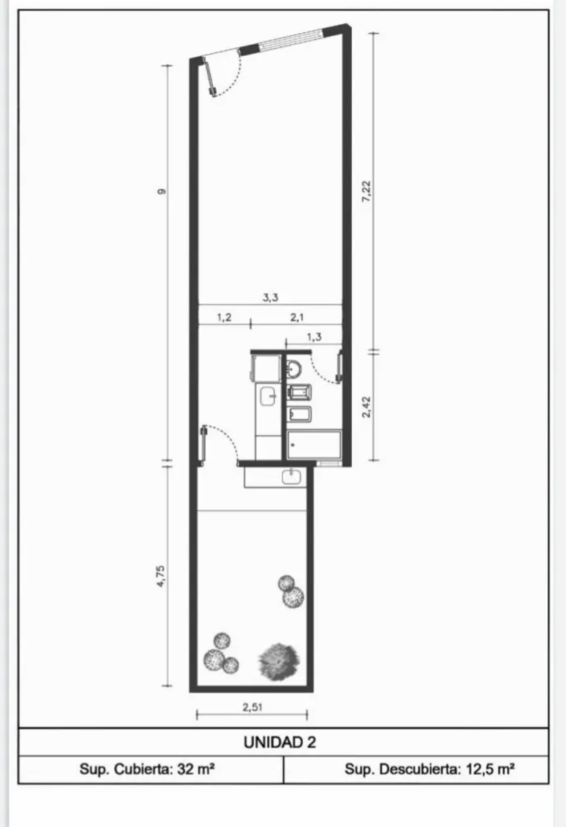 Departamentos Monoambiente con Fondo Verde, Apto Profesional Sobre Avda. Gaona en Ramos Mejia, en Venta — foto 7